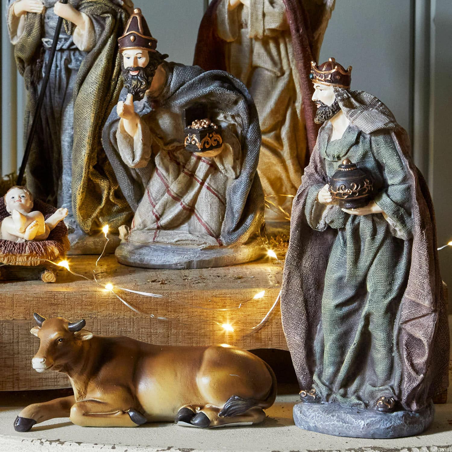 Set de 11 figuras de belén Luniva