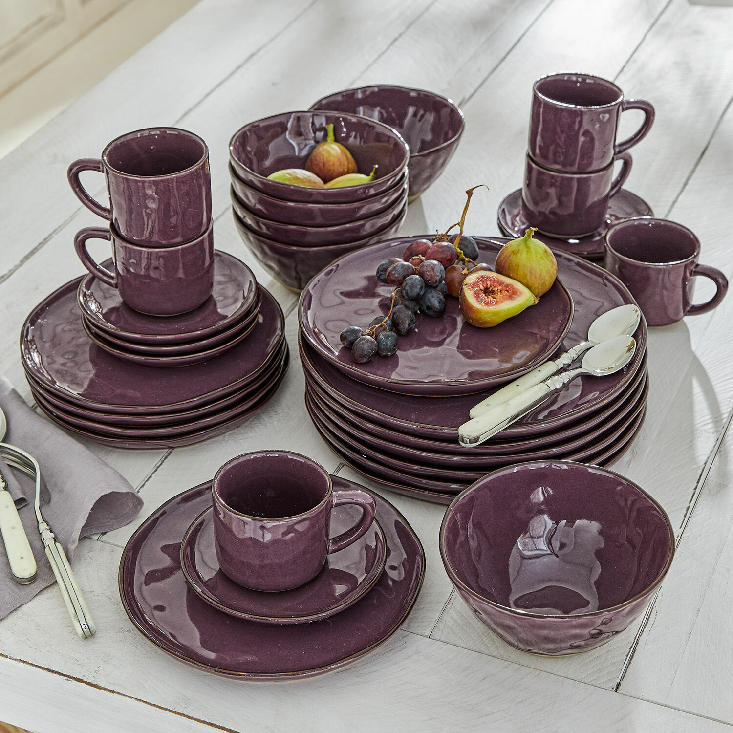 Set de 30 piezas de vajilla Biarré