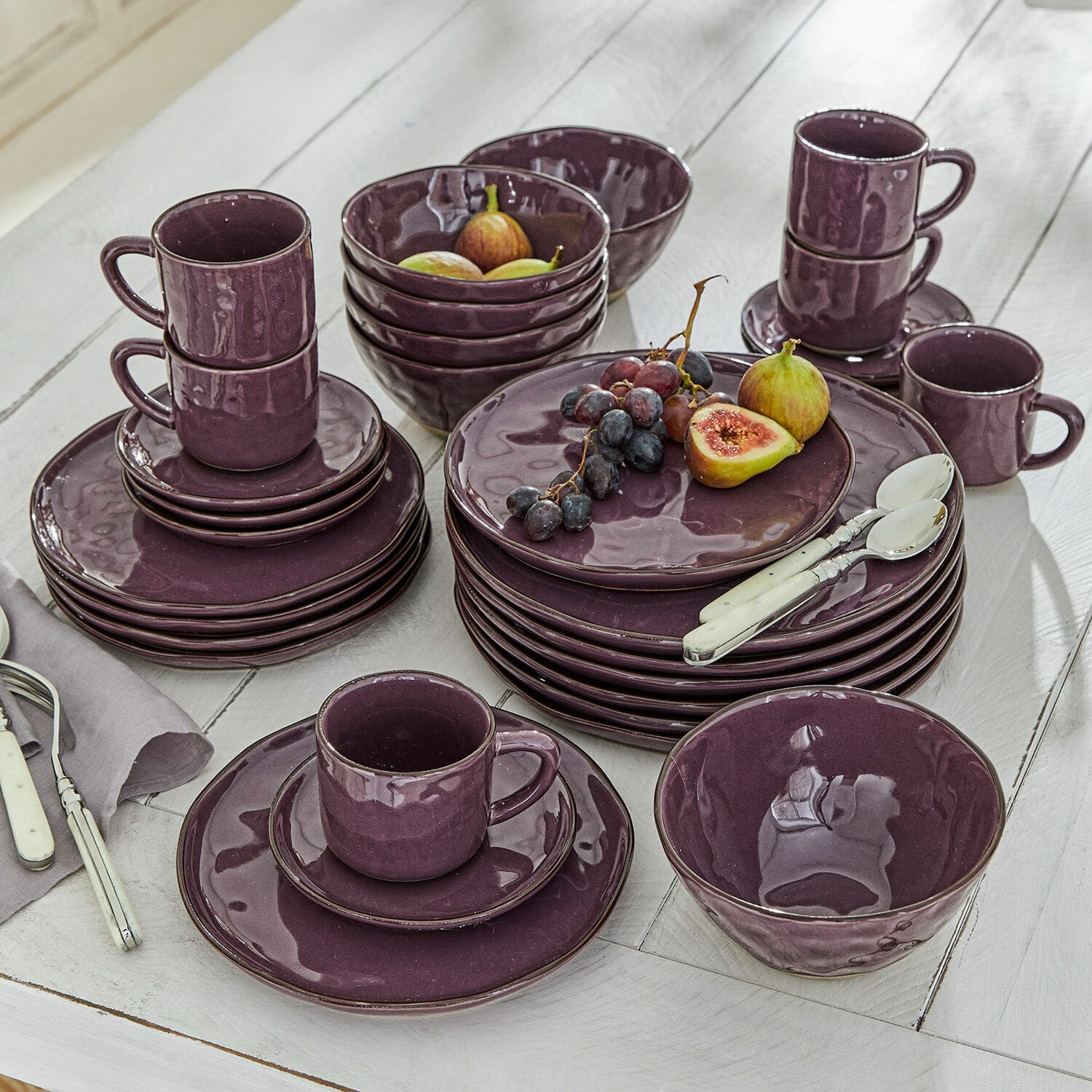 Set de 30 piezas de vajilla Biarré