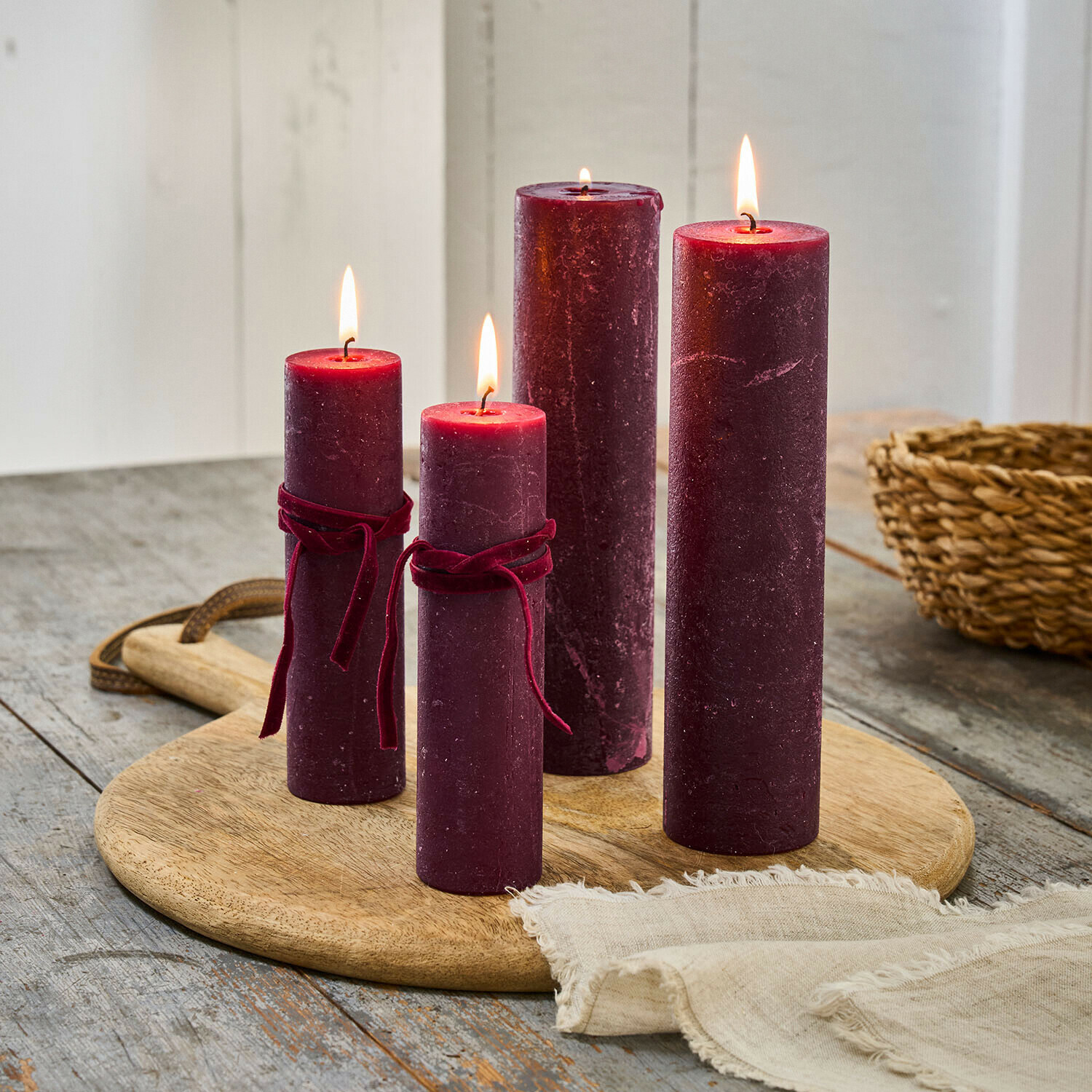 Set de 4 velas Avinal