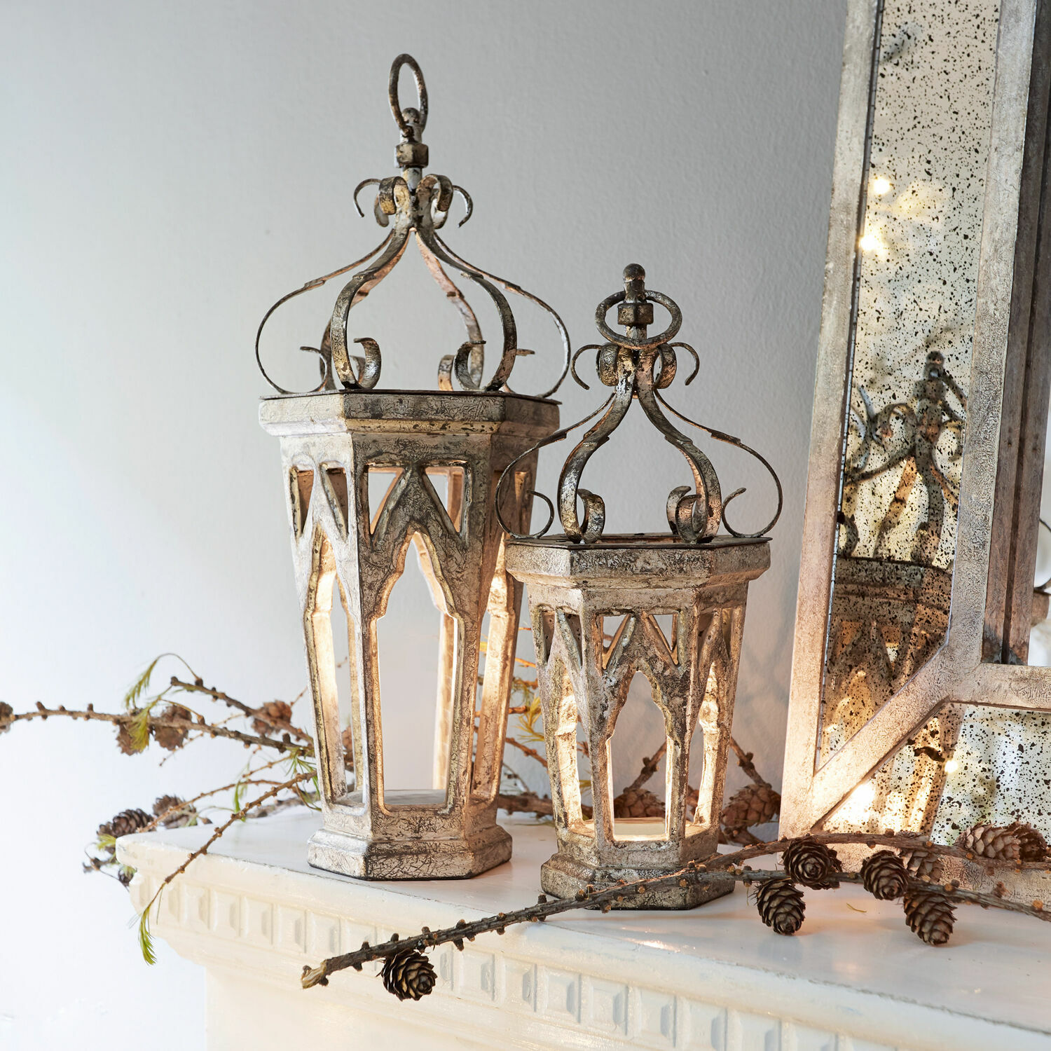 Set de 2 objetos decorativos Morvant