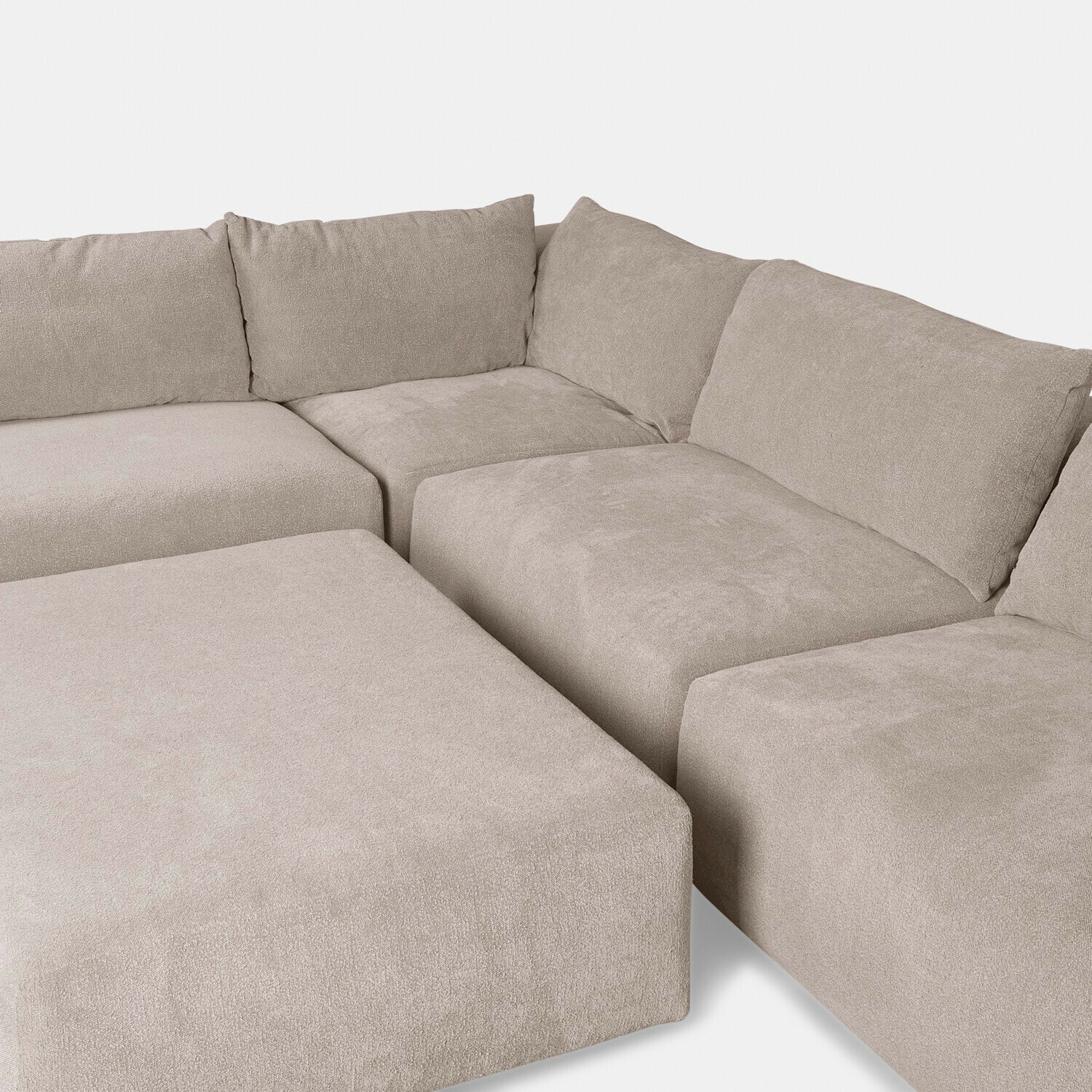Sofá modular con otomana Northcombe
