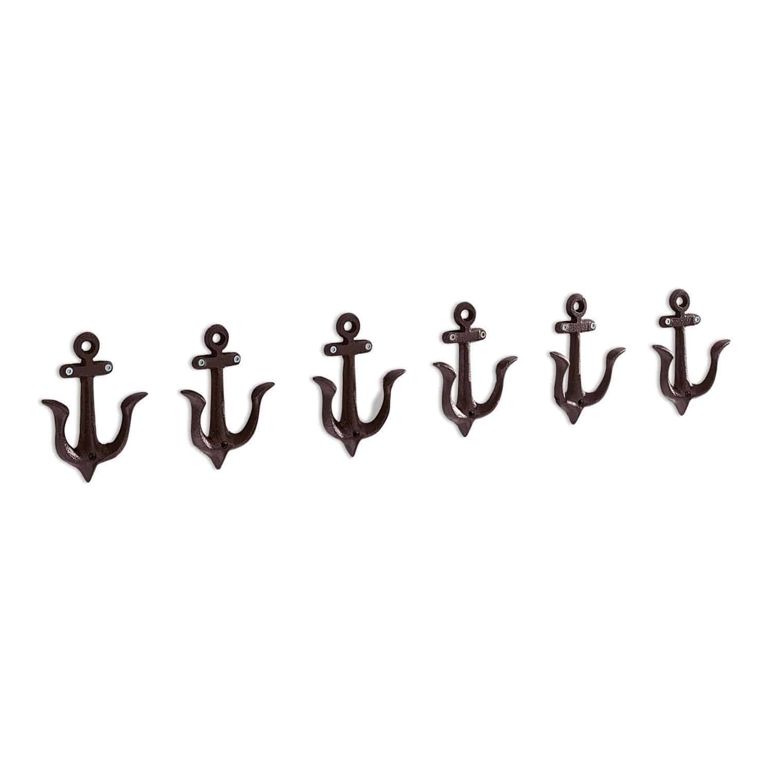 Set de 6 percheros Ancre