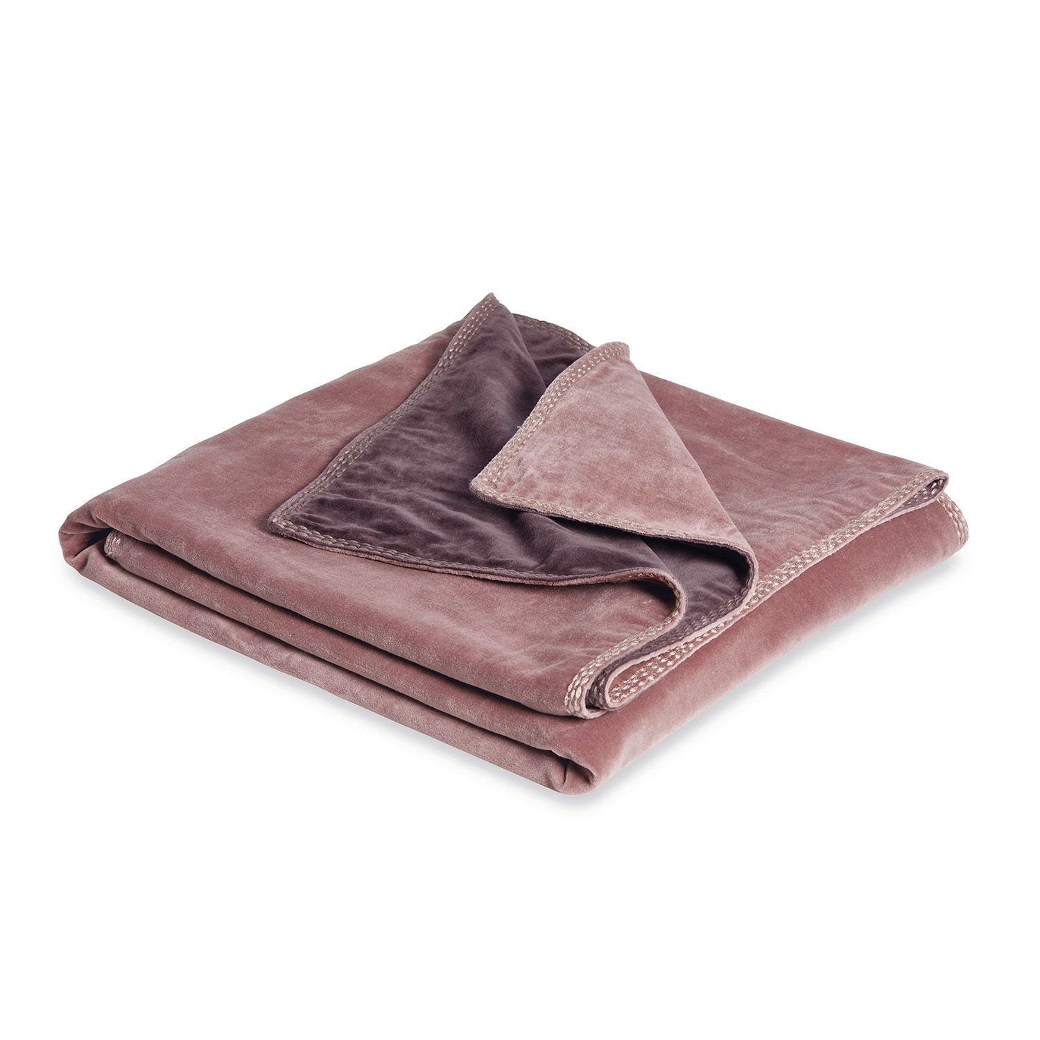 Plaid Murs Manta de terciopelo suave en tonos rosa y violeta, perfecta para decorar y abrigar interiores