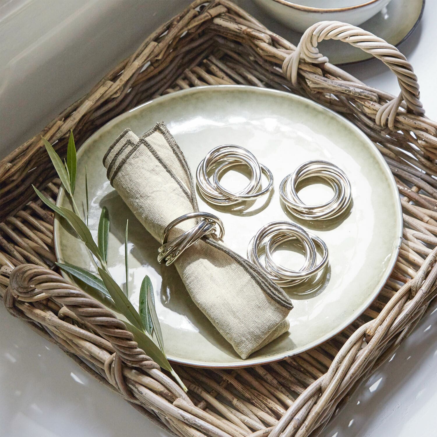 Set de 4 servilleteros Limche