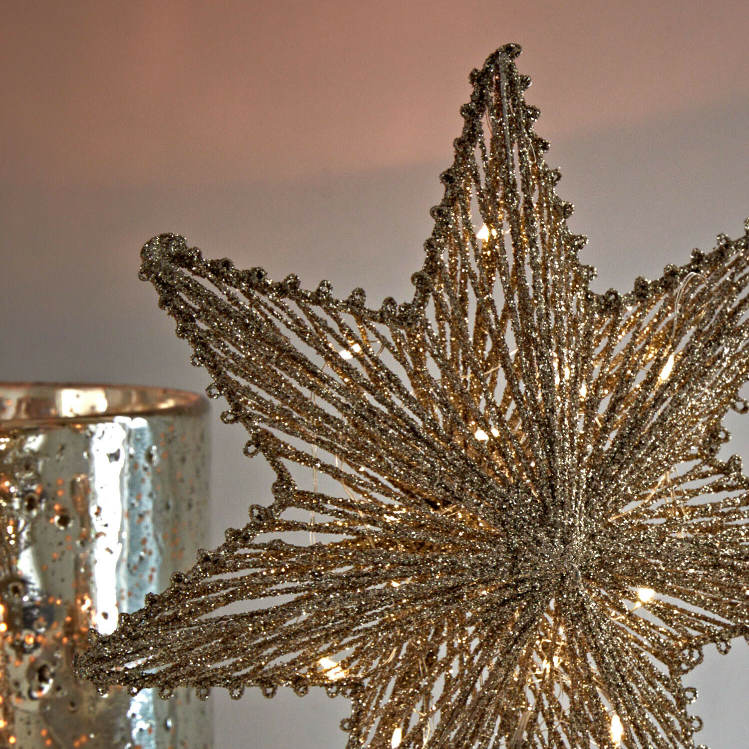 Punta LED para el árbol de Navidad Amarosas
