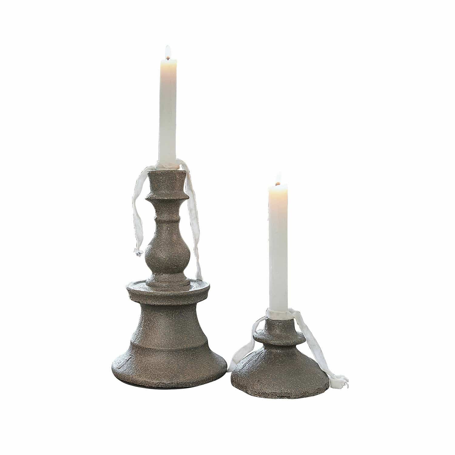 Set de 2 candeleros 