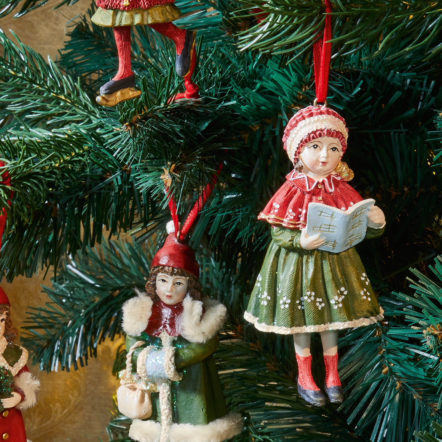 Set de 4 colgantes Nostalgic