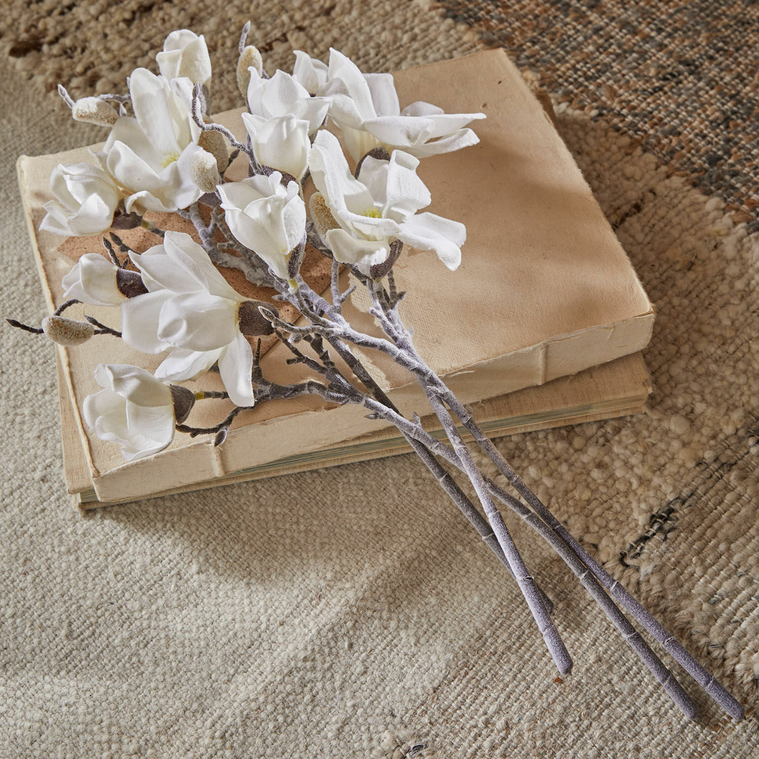 Set de 4 flores decorativas Santavella