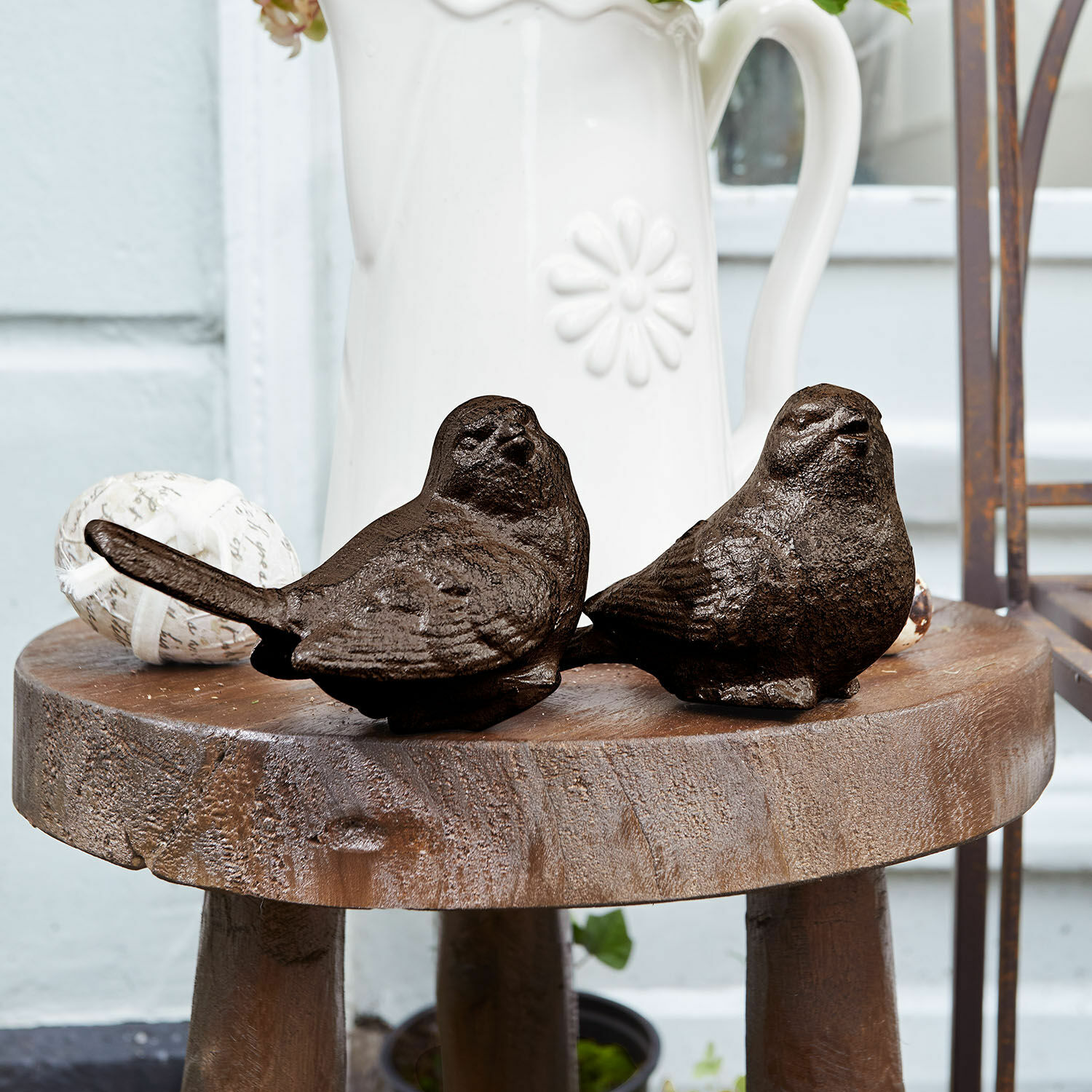 Set de 2 pájaros decorativos Birdy