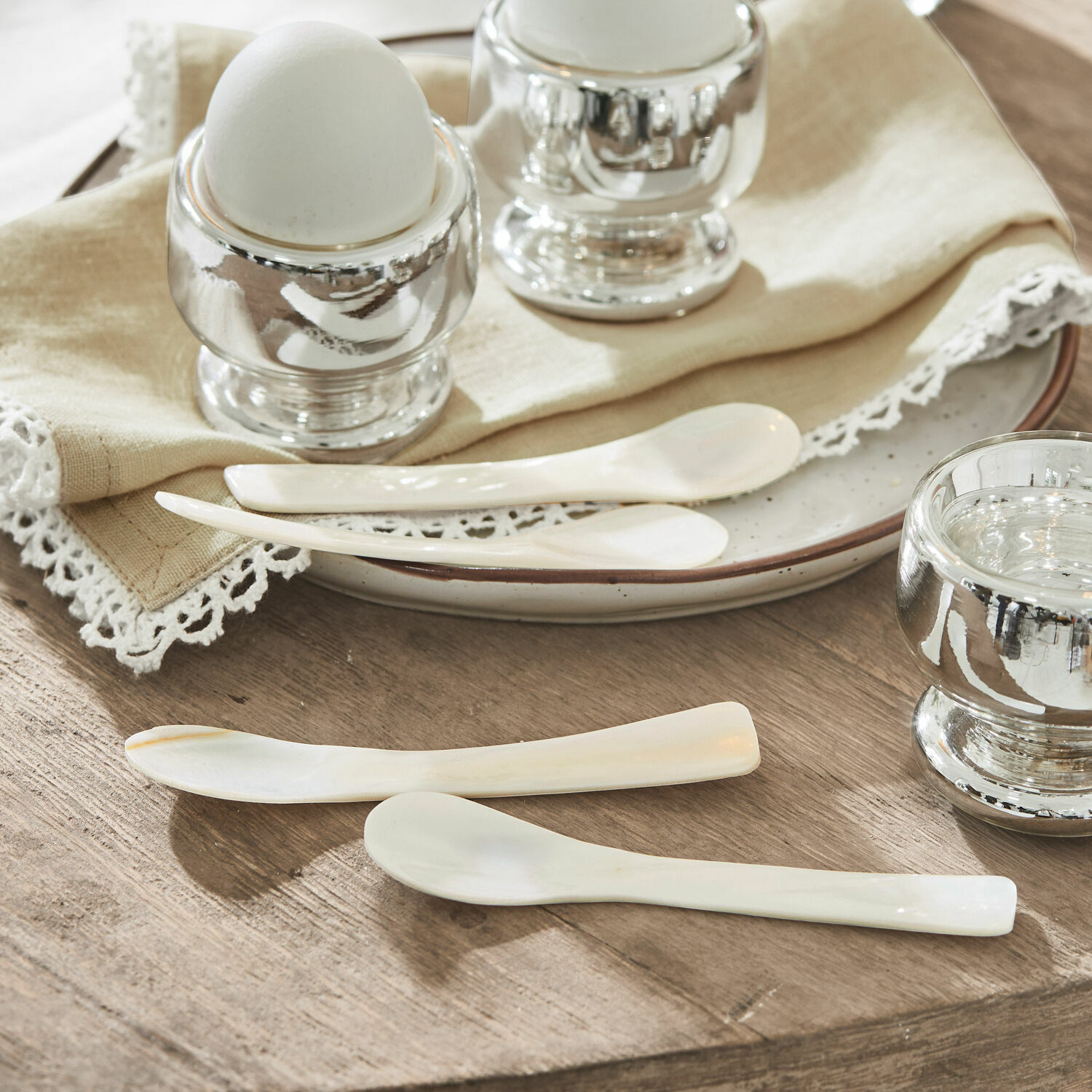 Set de 4 cucharas para huevos Lilligret