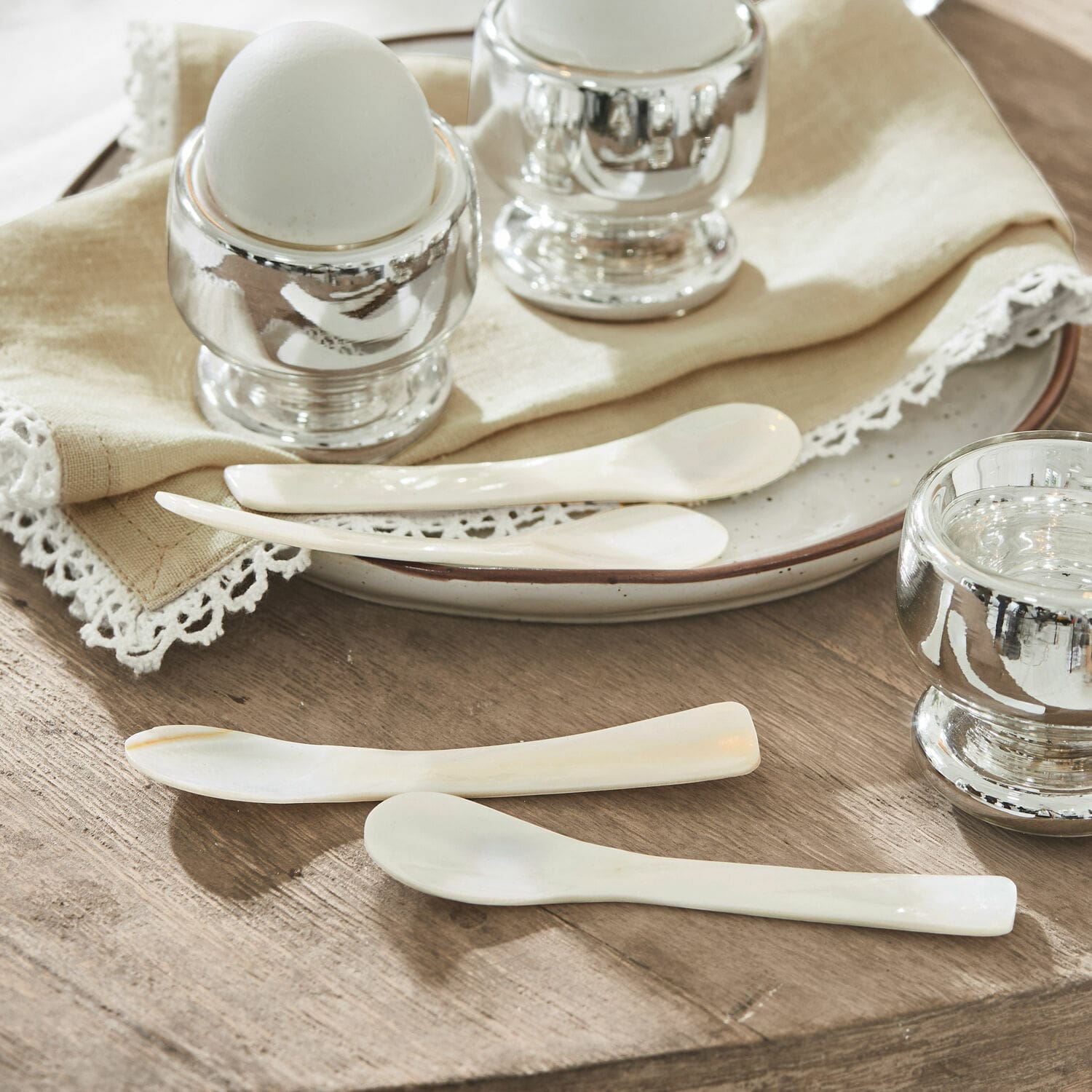 Set de 4 cucharas para huevos Lilligret