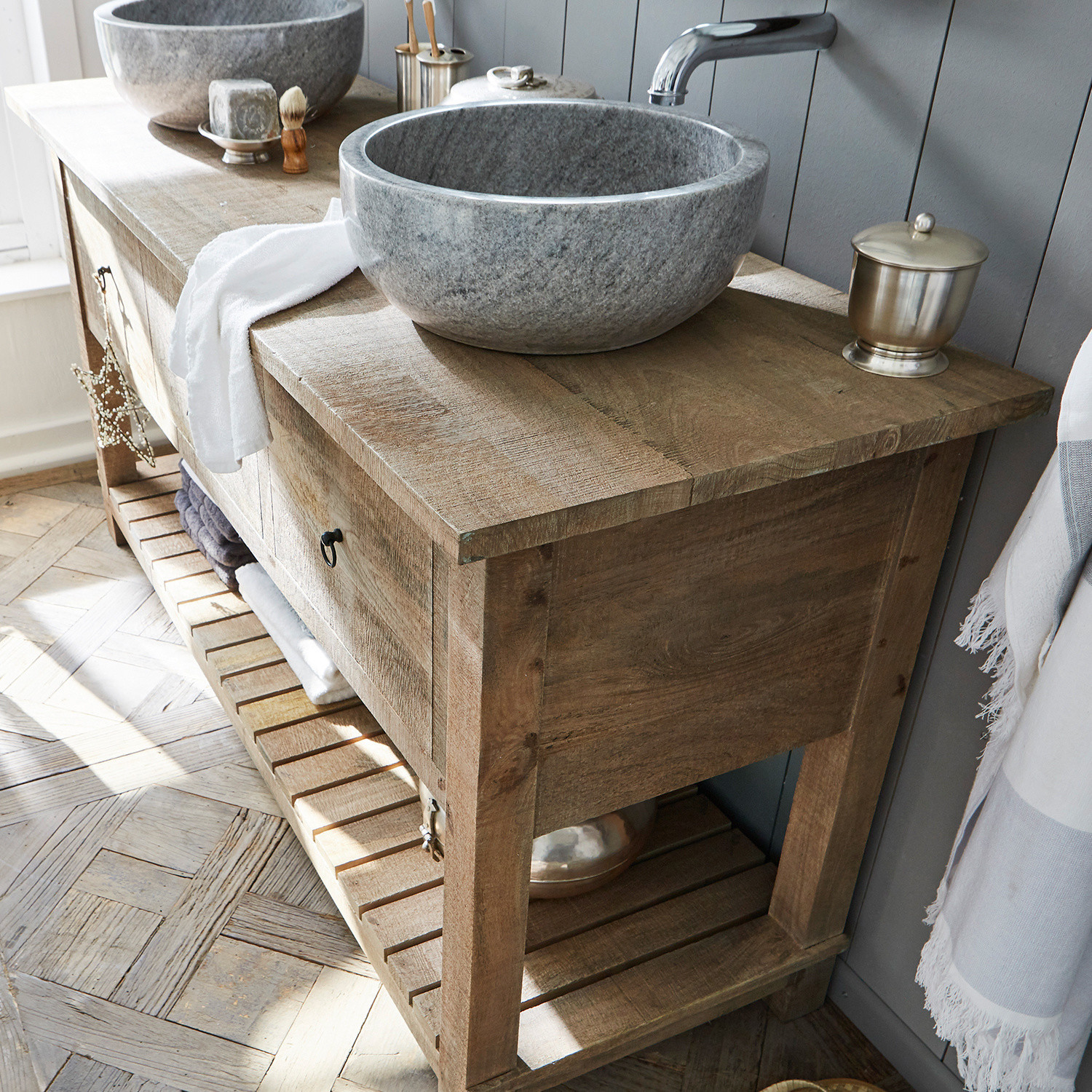 Mueble de lavabo doble Ravel