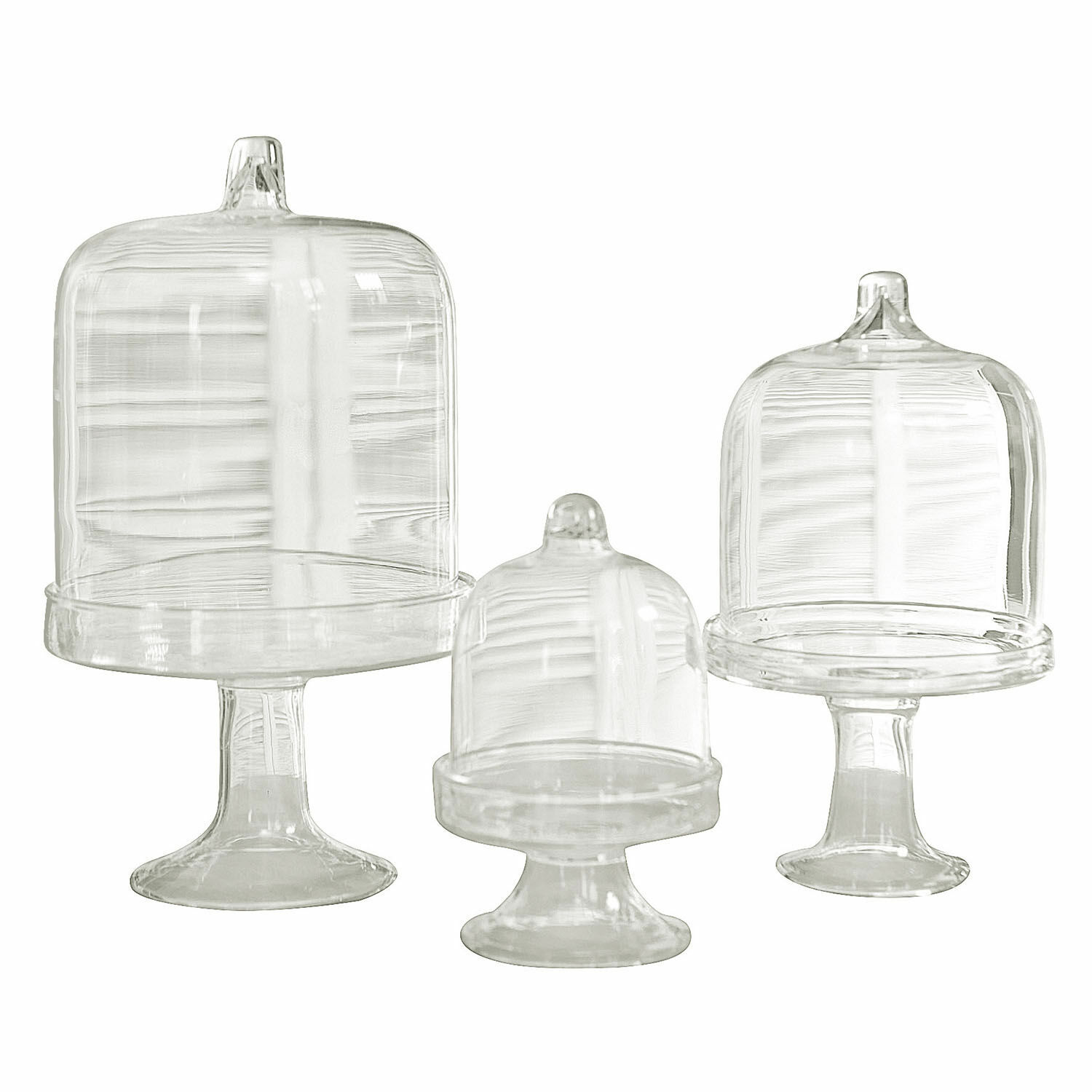 Set de 3 tarros de cristal Allegheny