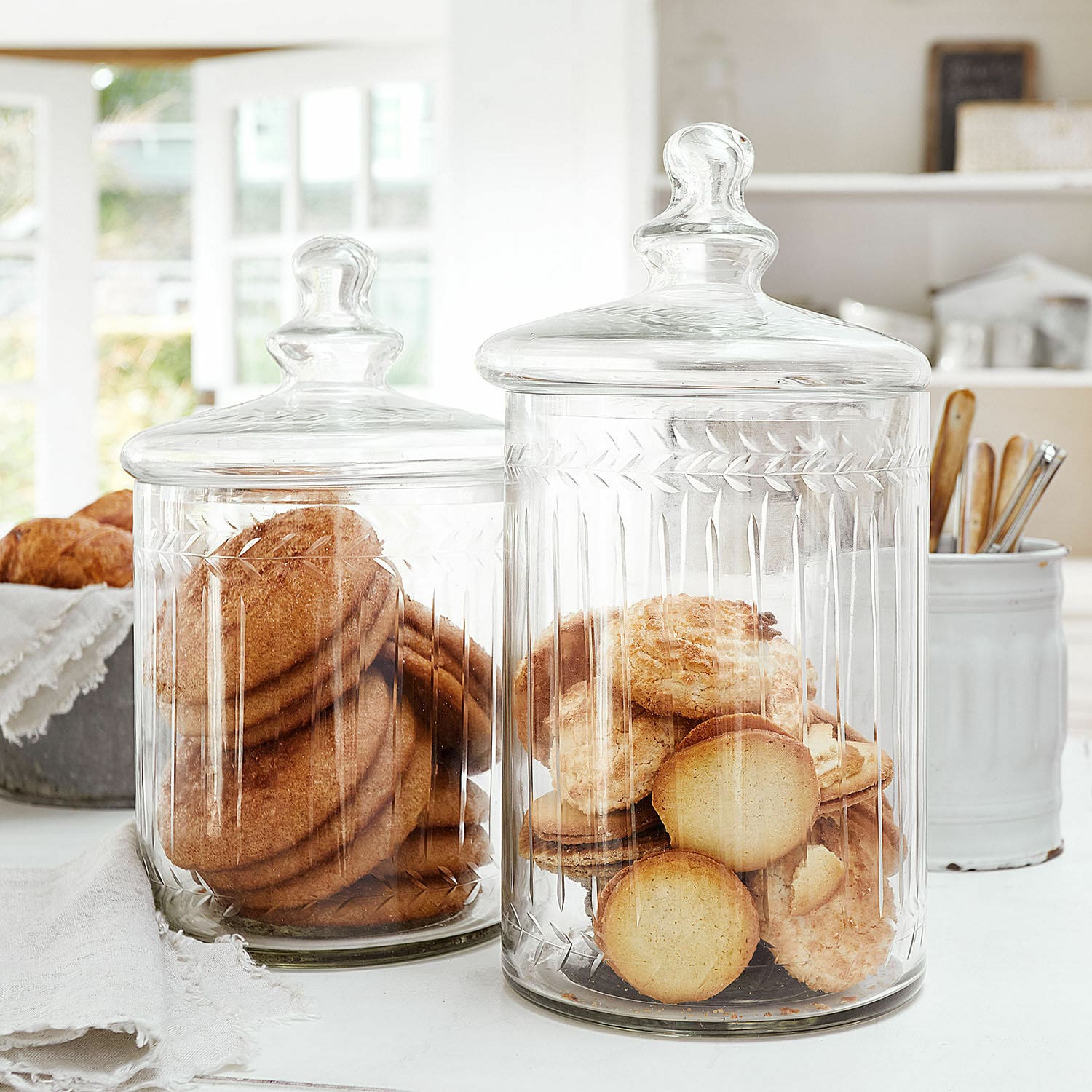 Set de 2 tarros de cristal Maledisant