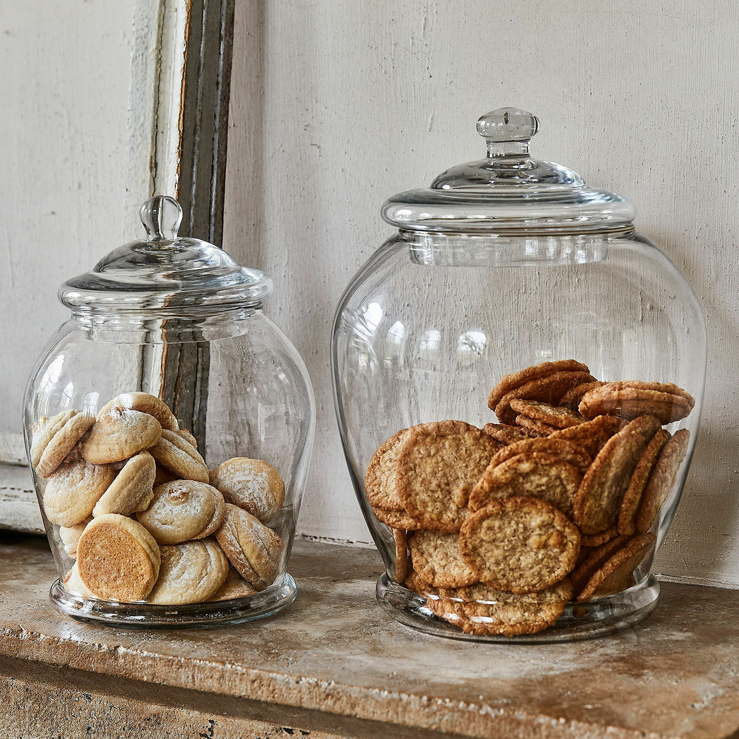 Set de 2 tarros de cristal Kiama