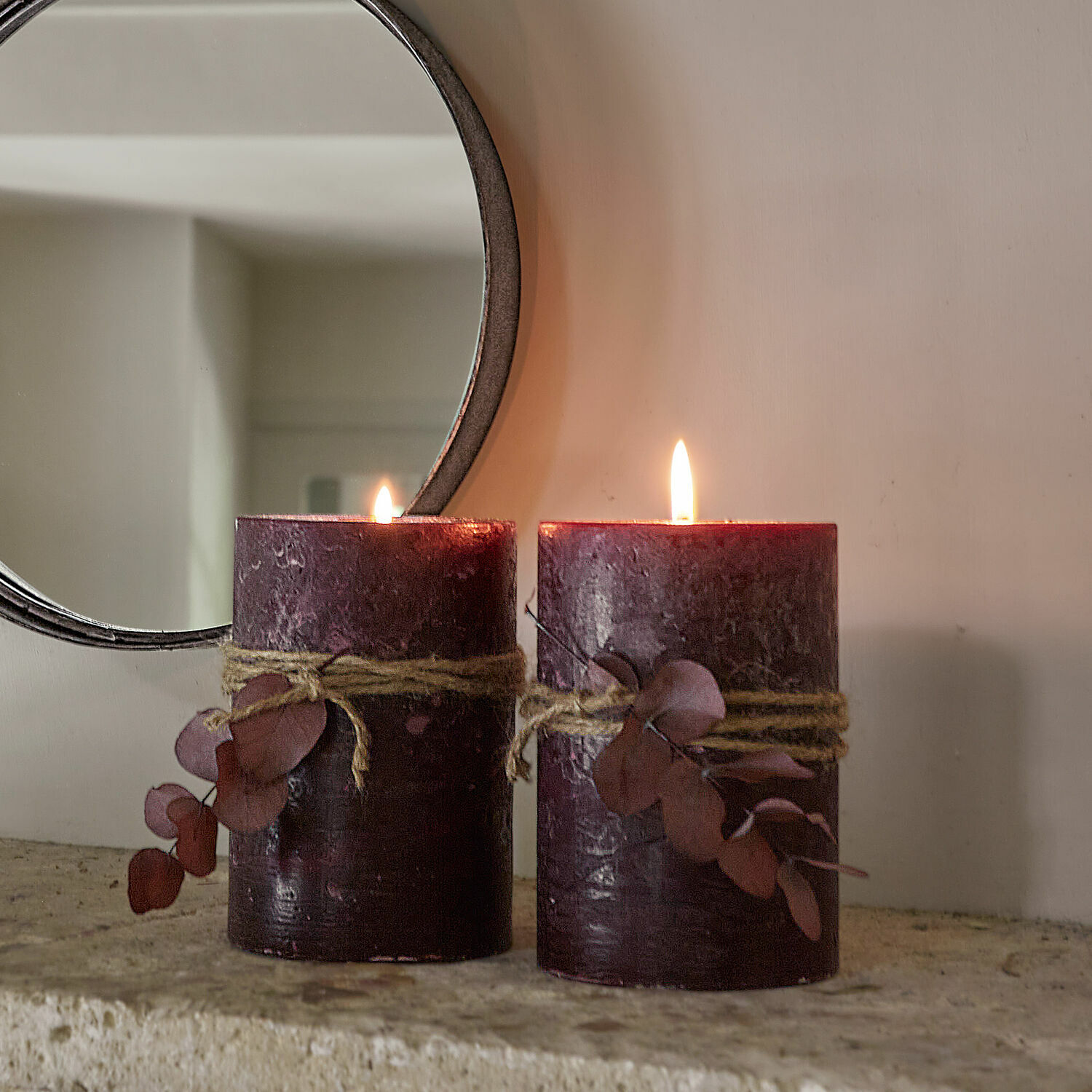 Set de 2 velas Oviedo