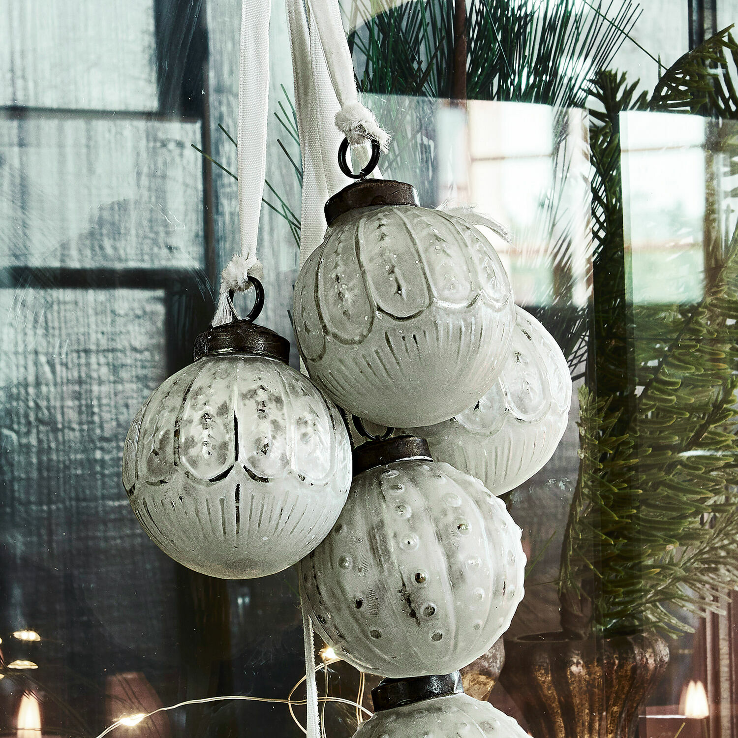 Set de 6 adornos navideños Tara