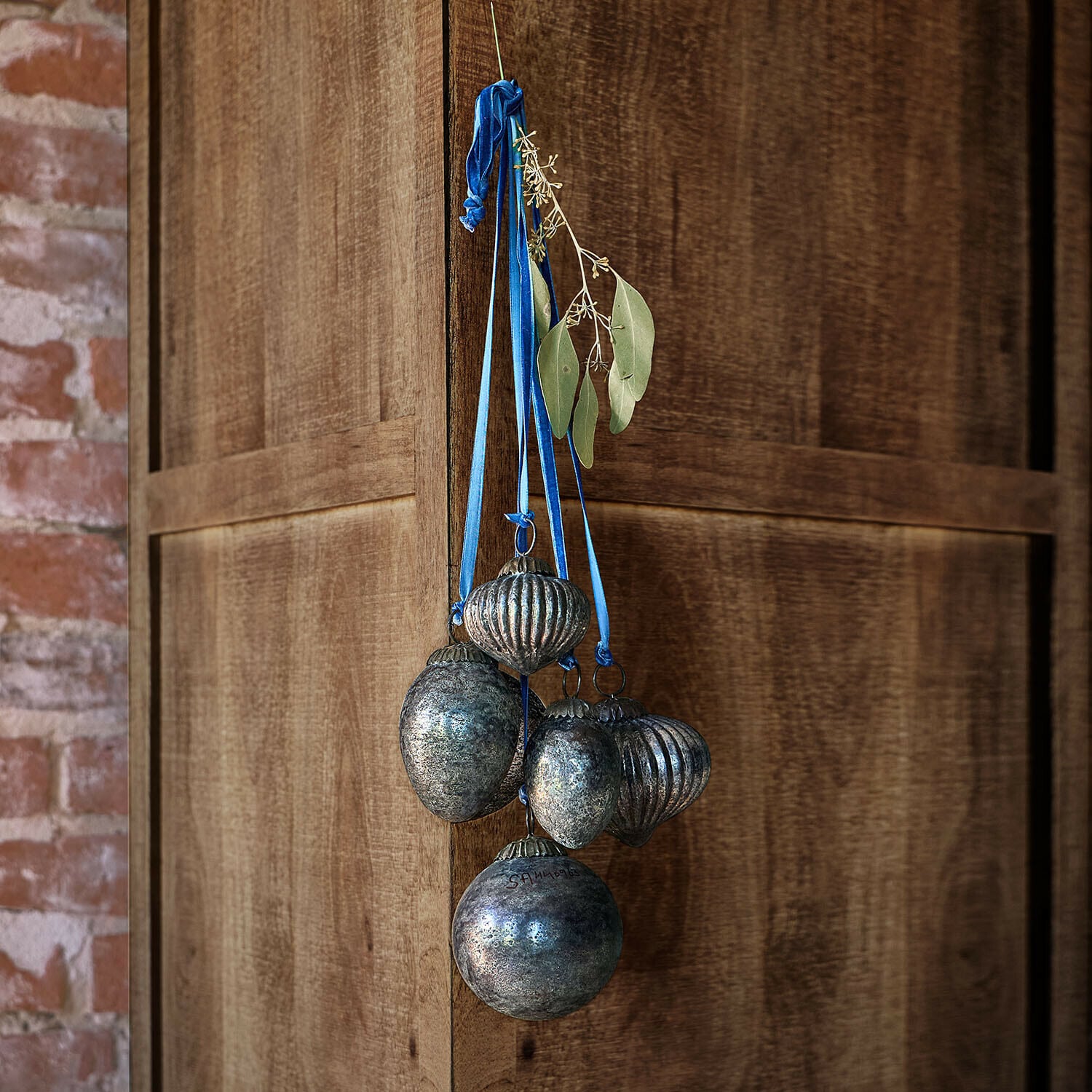 Set de 5 bolas de Navidad Corwynn