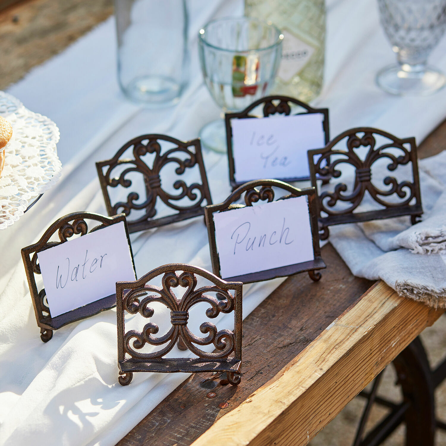 Set de 6 portatarjetas Plesnois