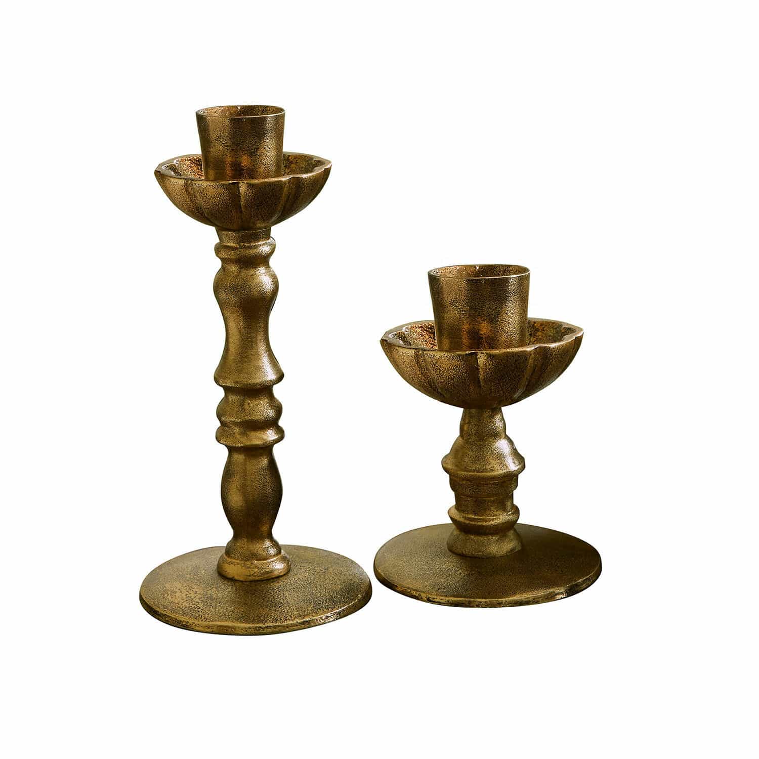 Set de 2 candeleros Zalethar