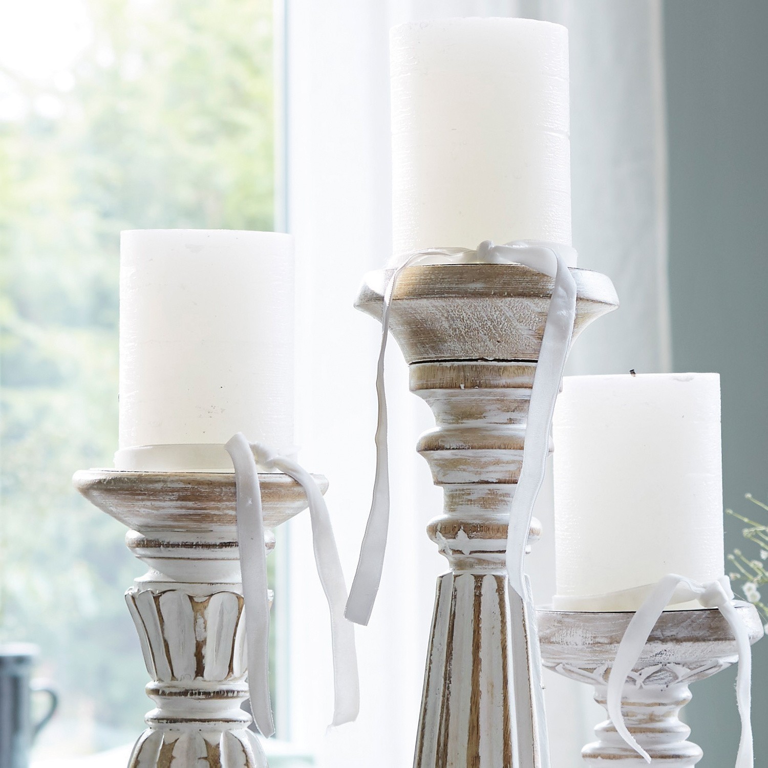 Set de 3 candeleros Folligny