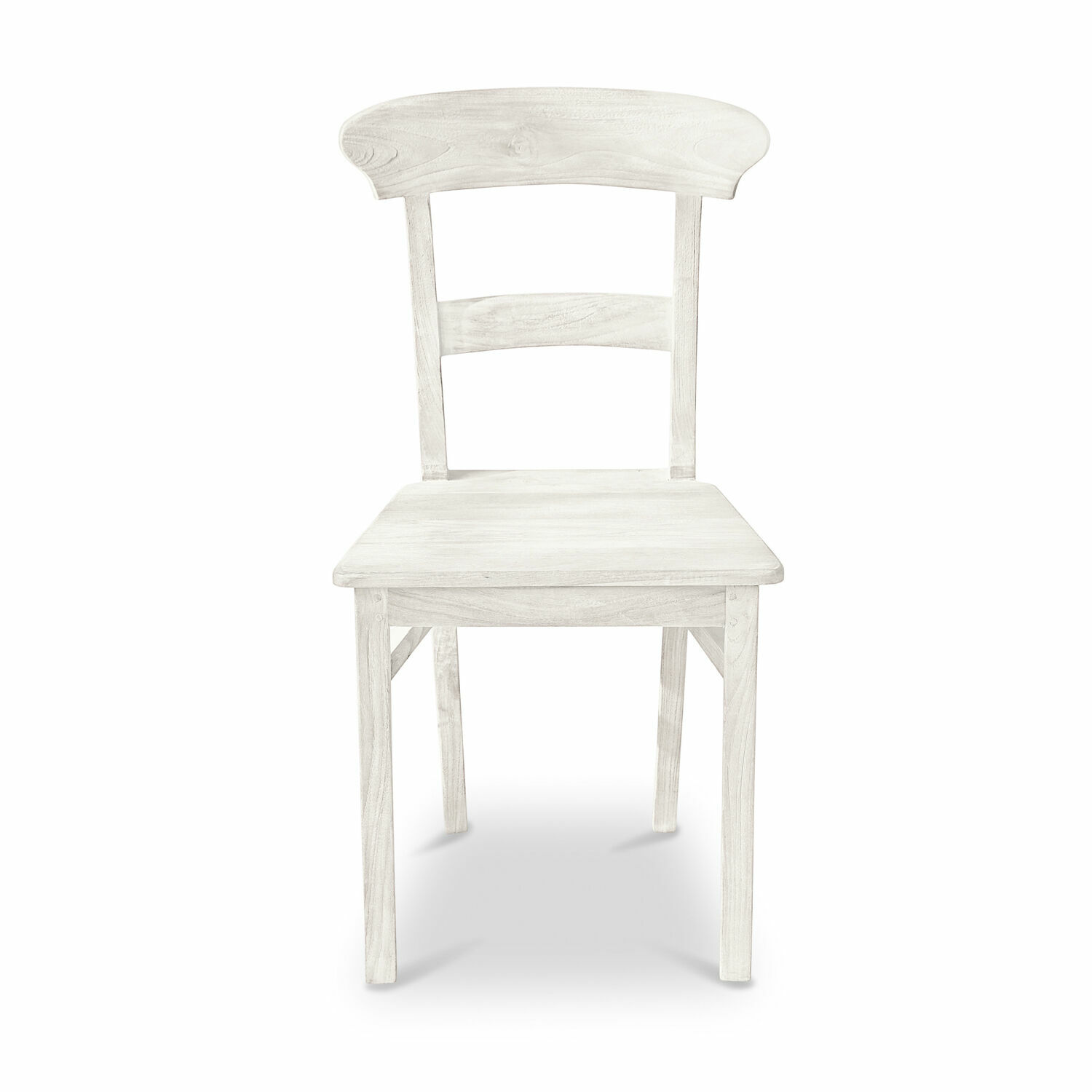 blanco Silla Masters de madera blanca con diseño clásico para comedor y cocina