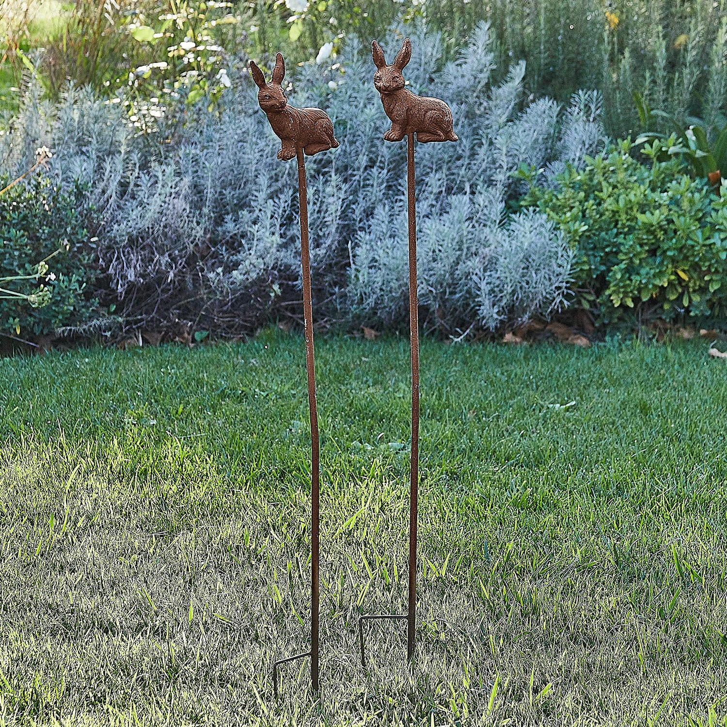 Set de 2 estacas de jardín Dariyah