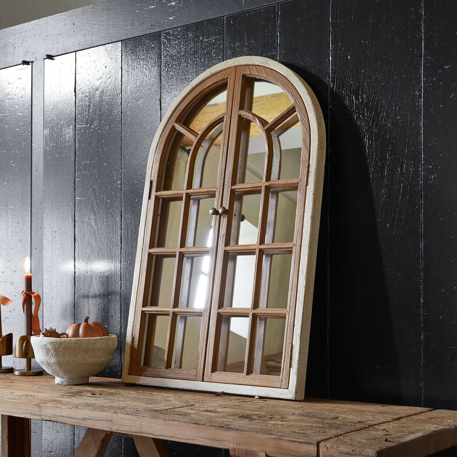 Ventana decorativa con espejo Montévine