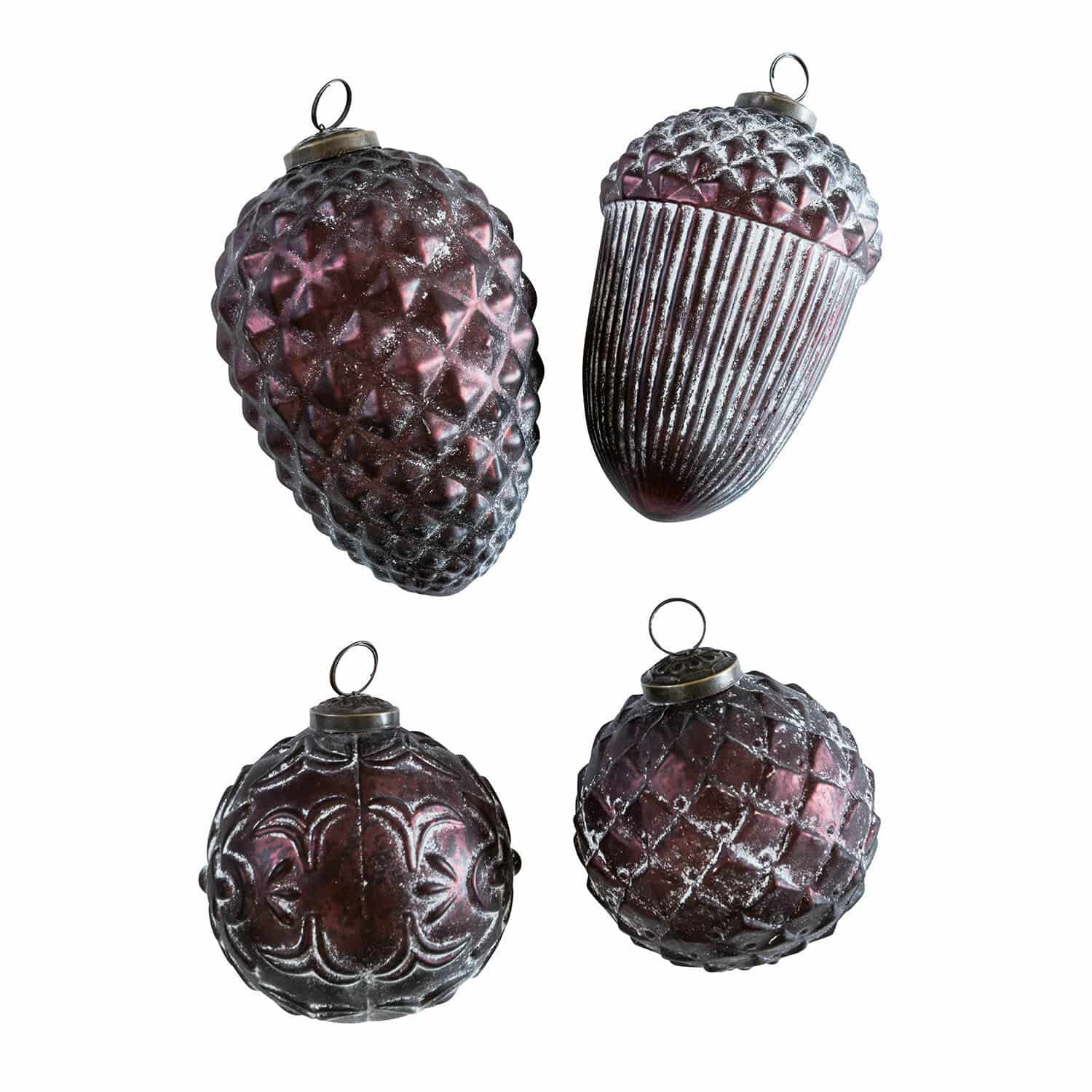 Set de 4 adornos navideños Broome