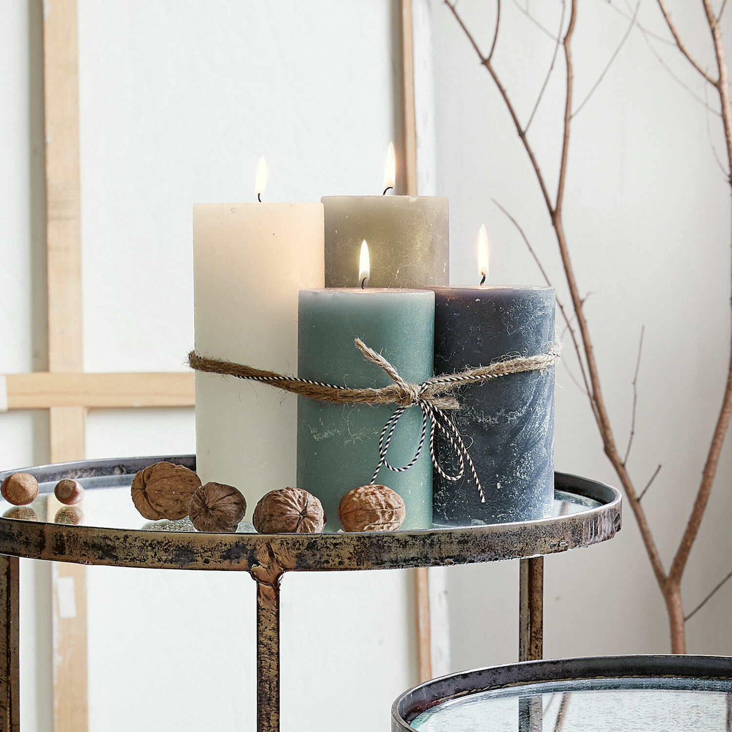 Set de 4 velas Berekua