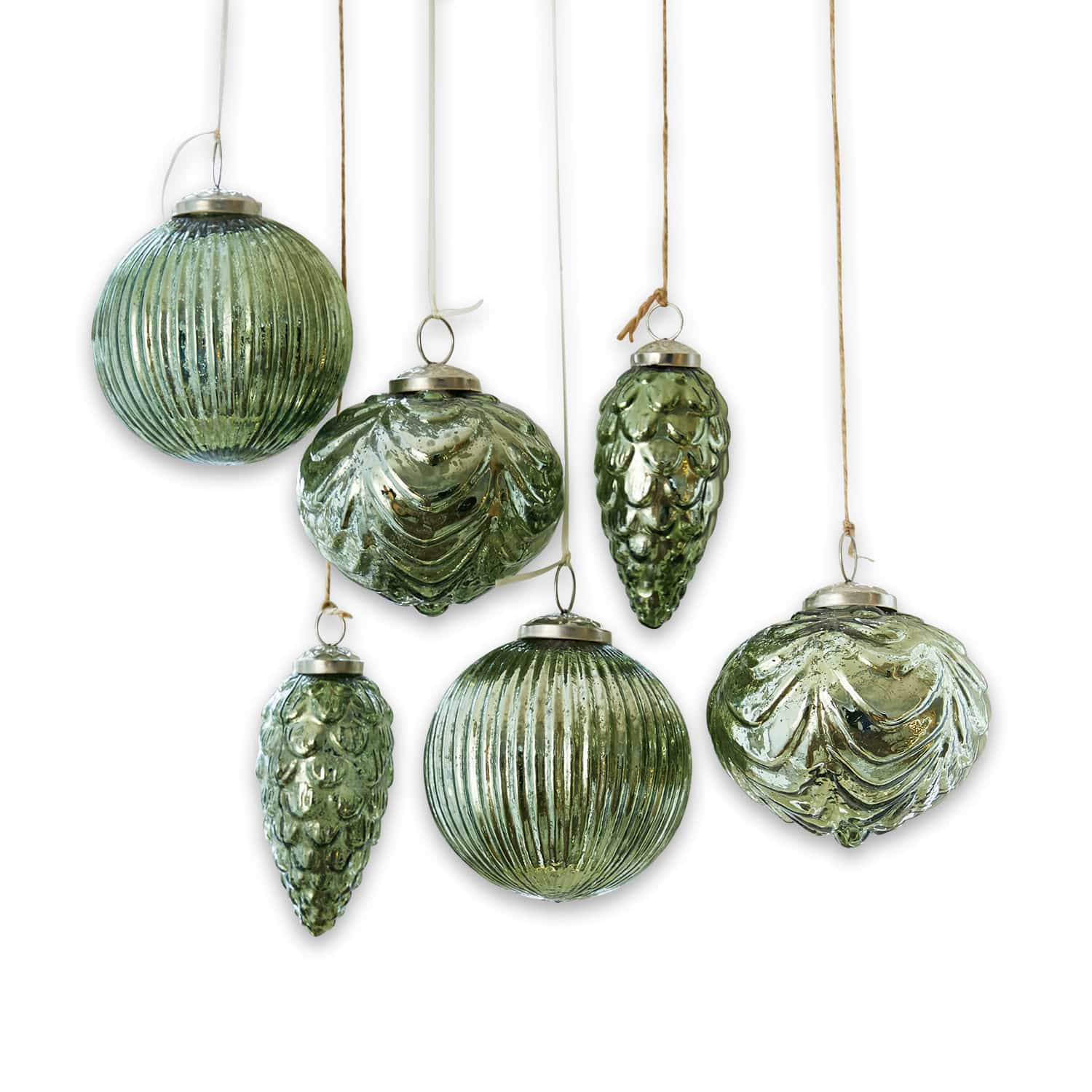 Set de 6 adornos navideños Silverhill