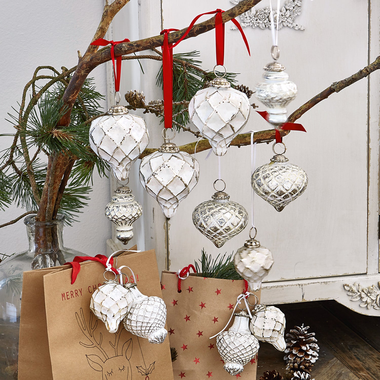 Set de 6 adornos navideños Appilly