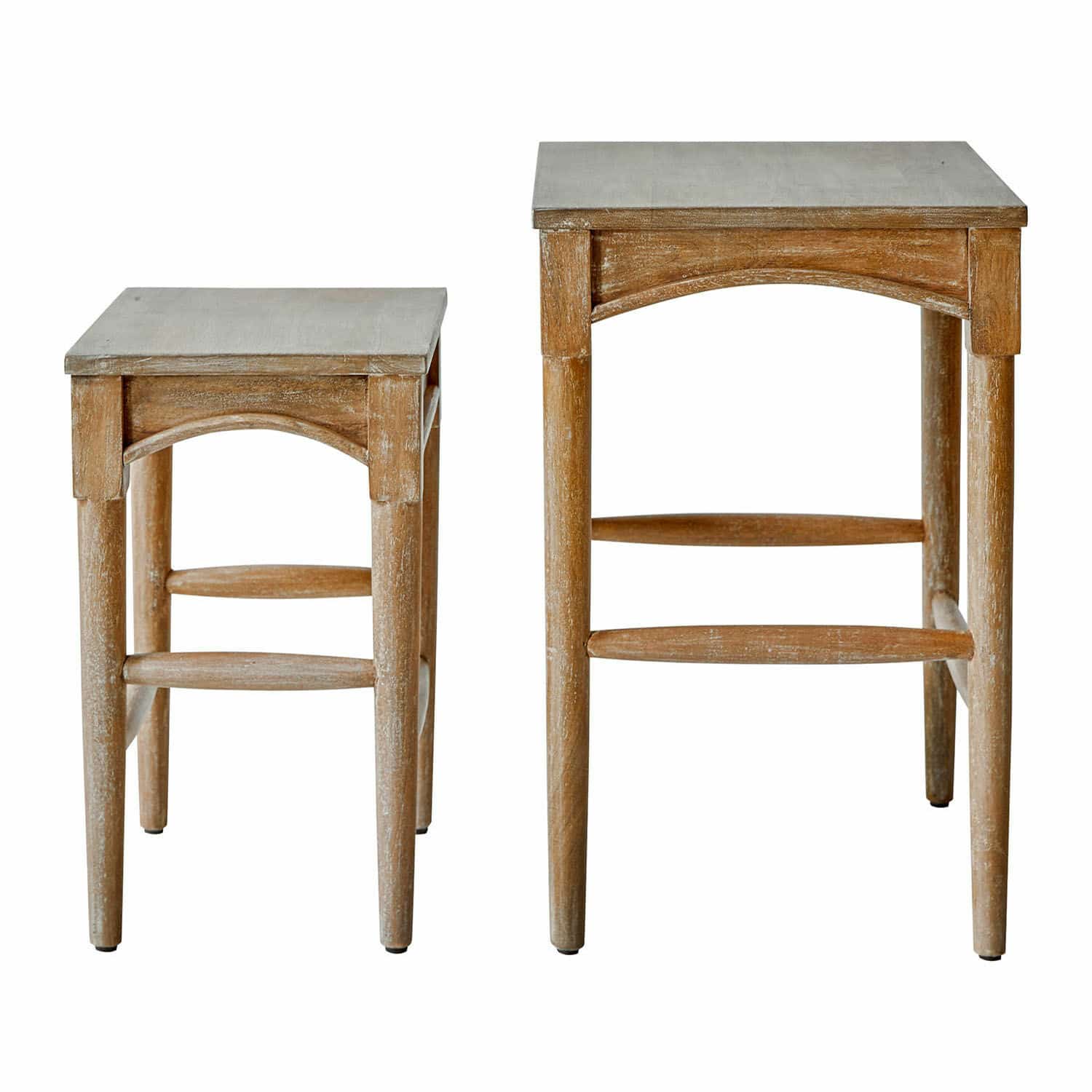 Set de 2 mesas auxiliares Benoique