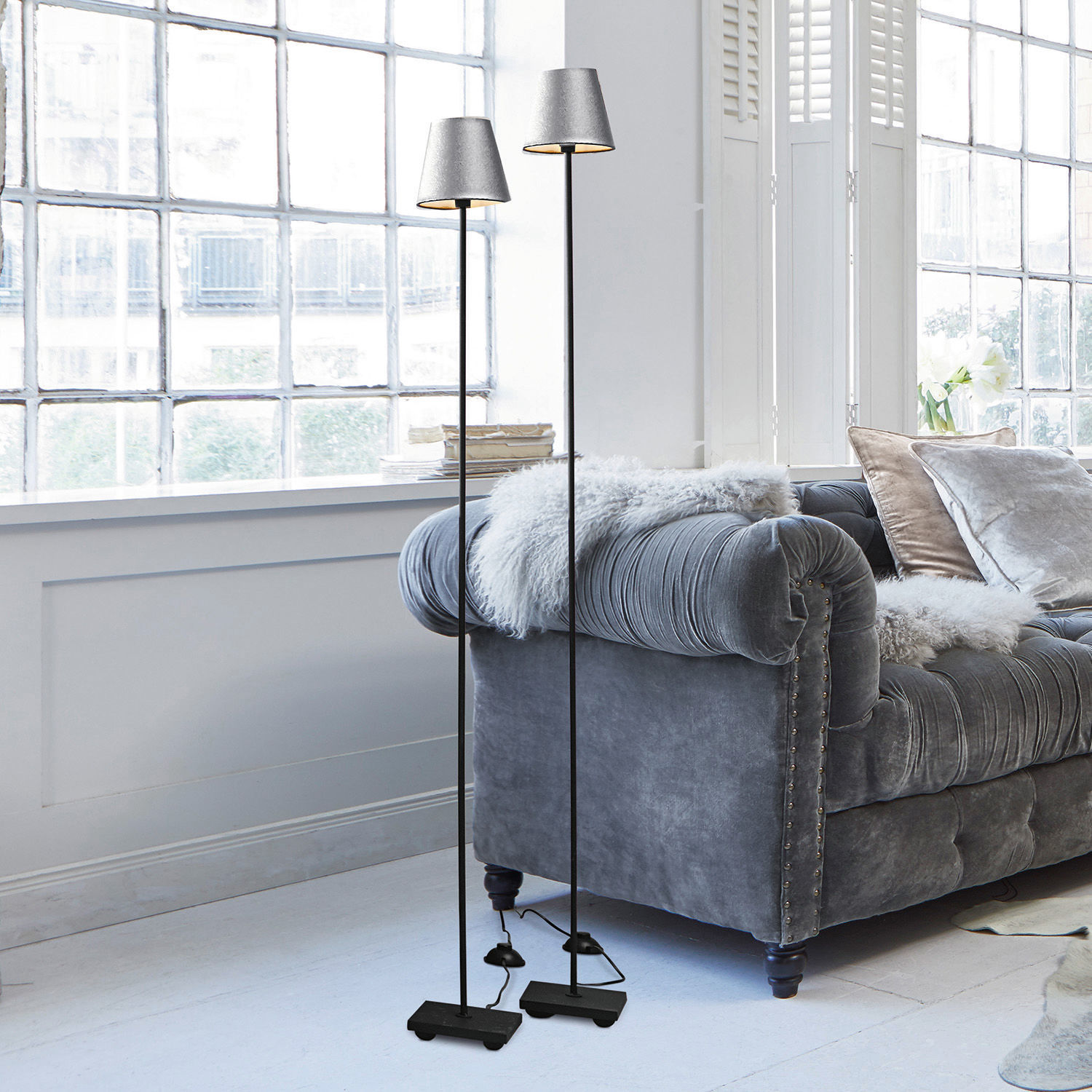 Set de 2 lámparas de pie Tacoma