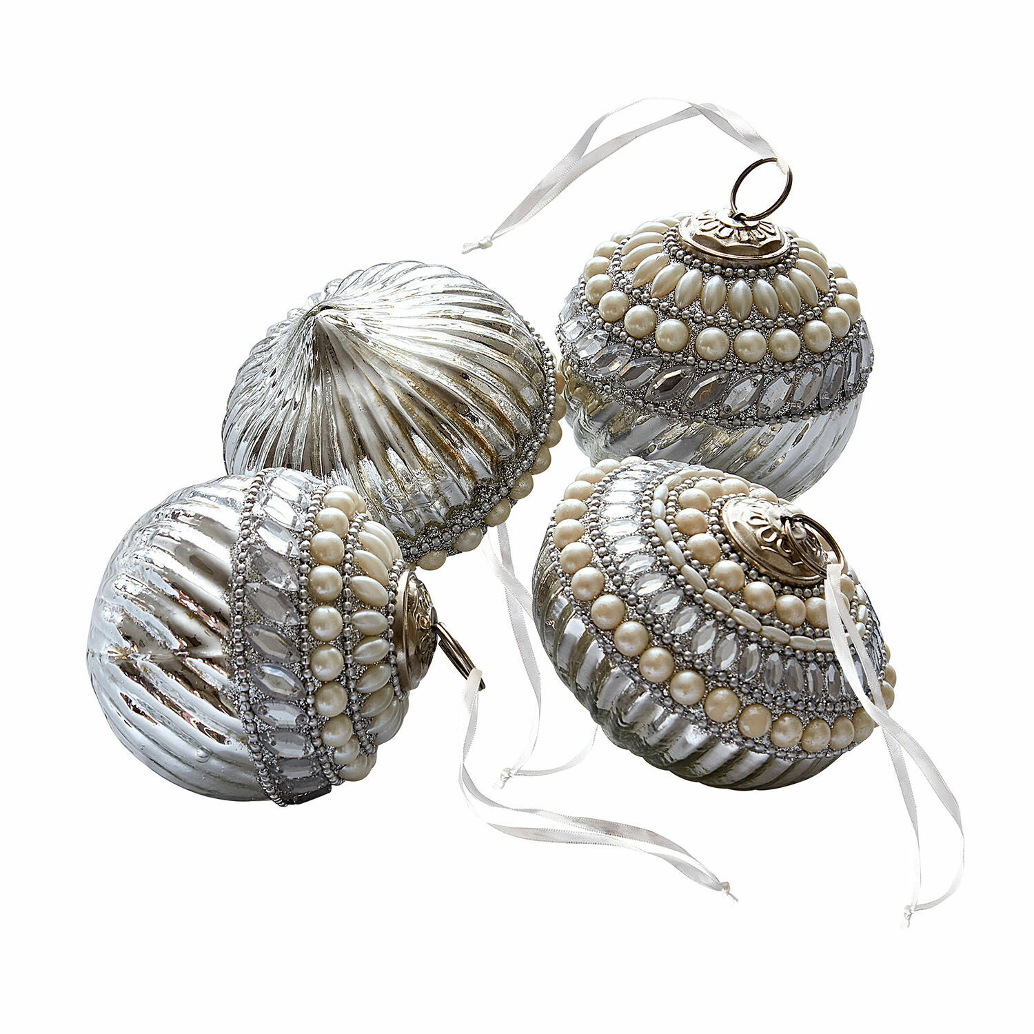 Set de 4 bolas de Navidad Savonelles