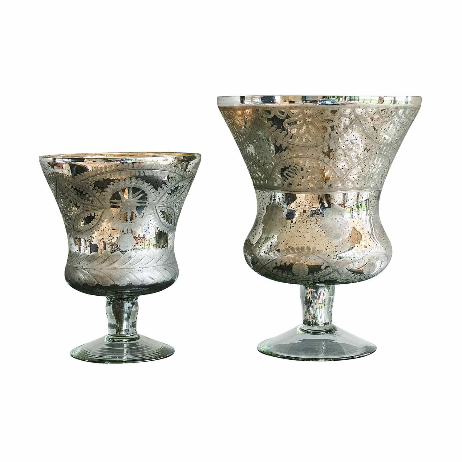 Set de 2 portavelas Zorayne