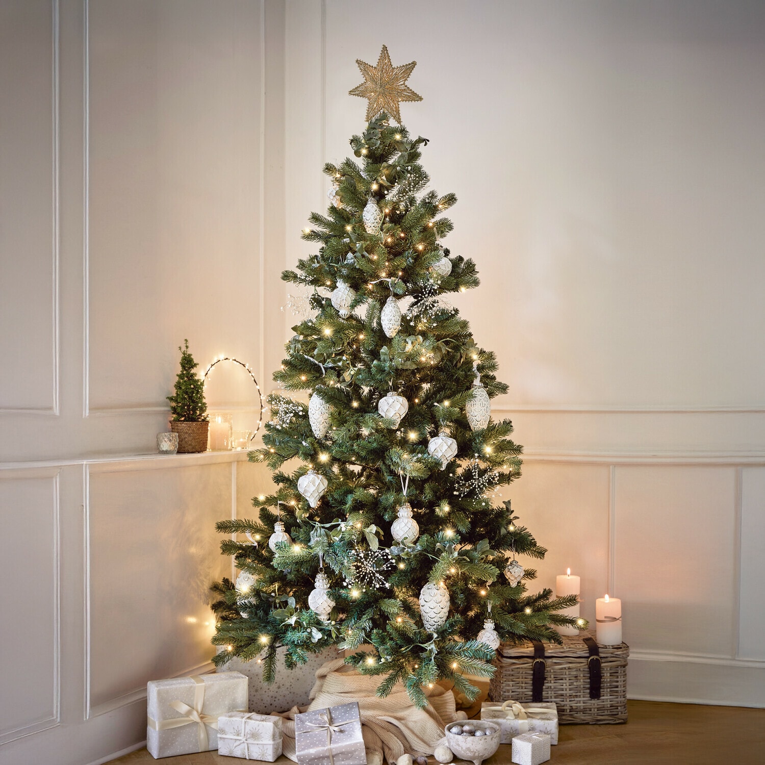 Punta LED para el árbol de Navidad Amarosas