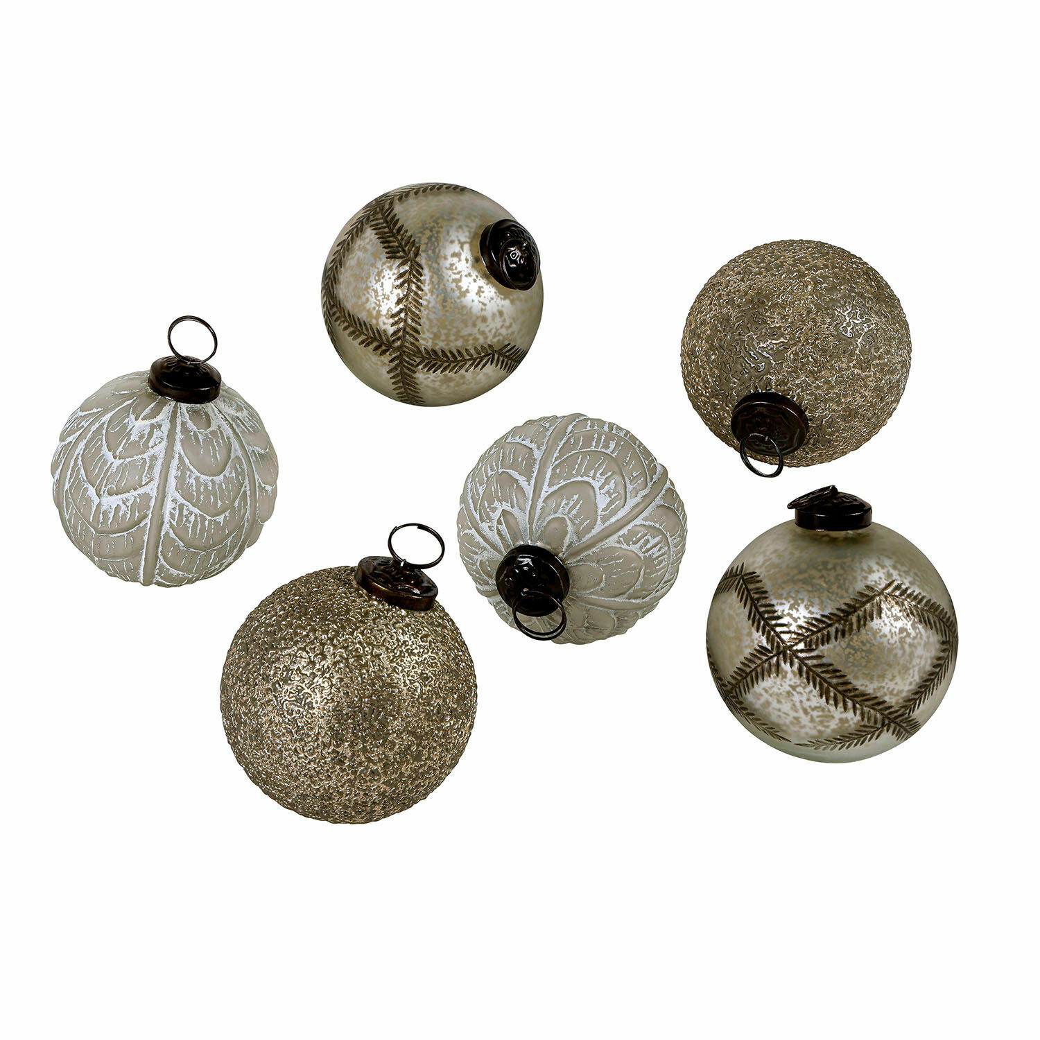 Set de 6 bolas de Navidad Hélisande