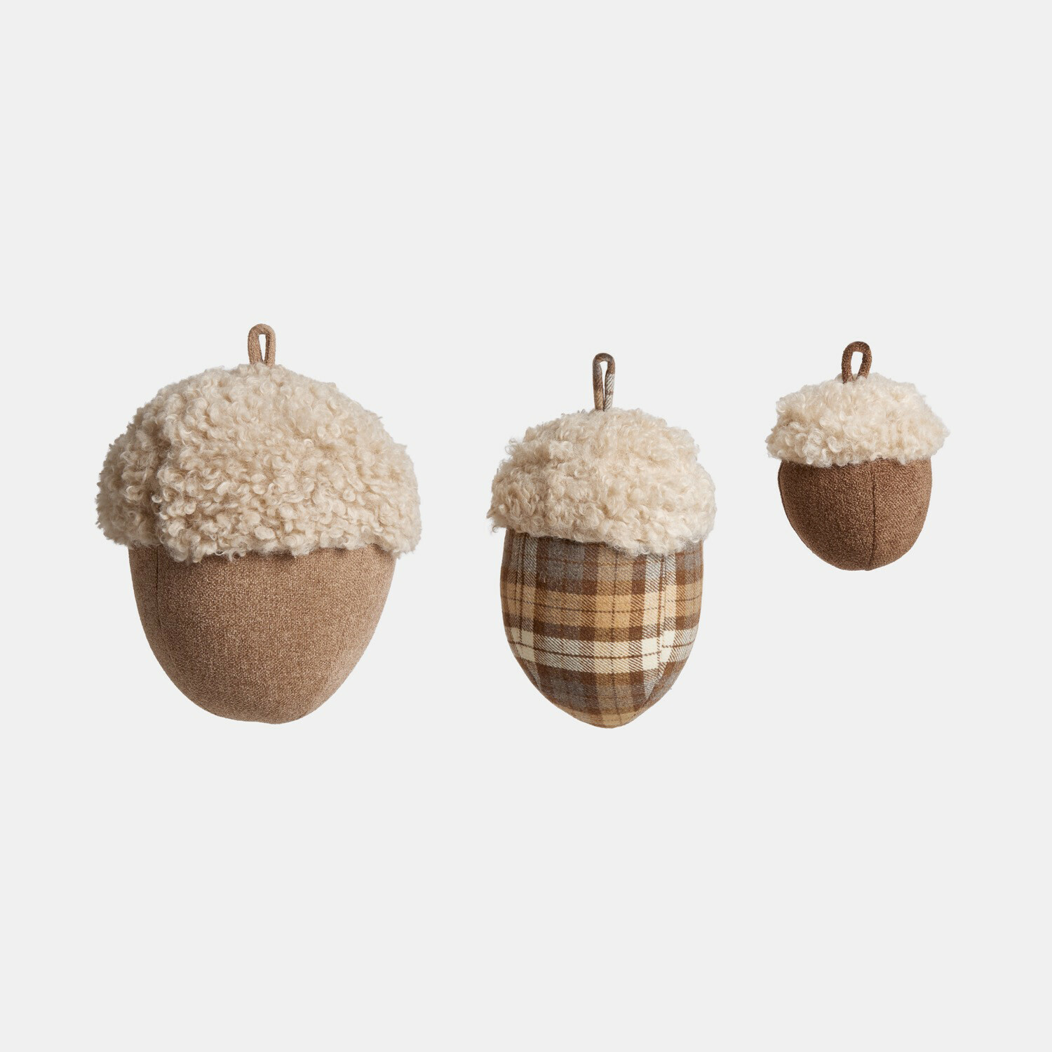 Set de 3 bellotas decorativas Hazelb