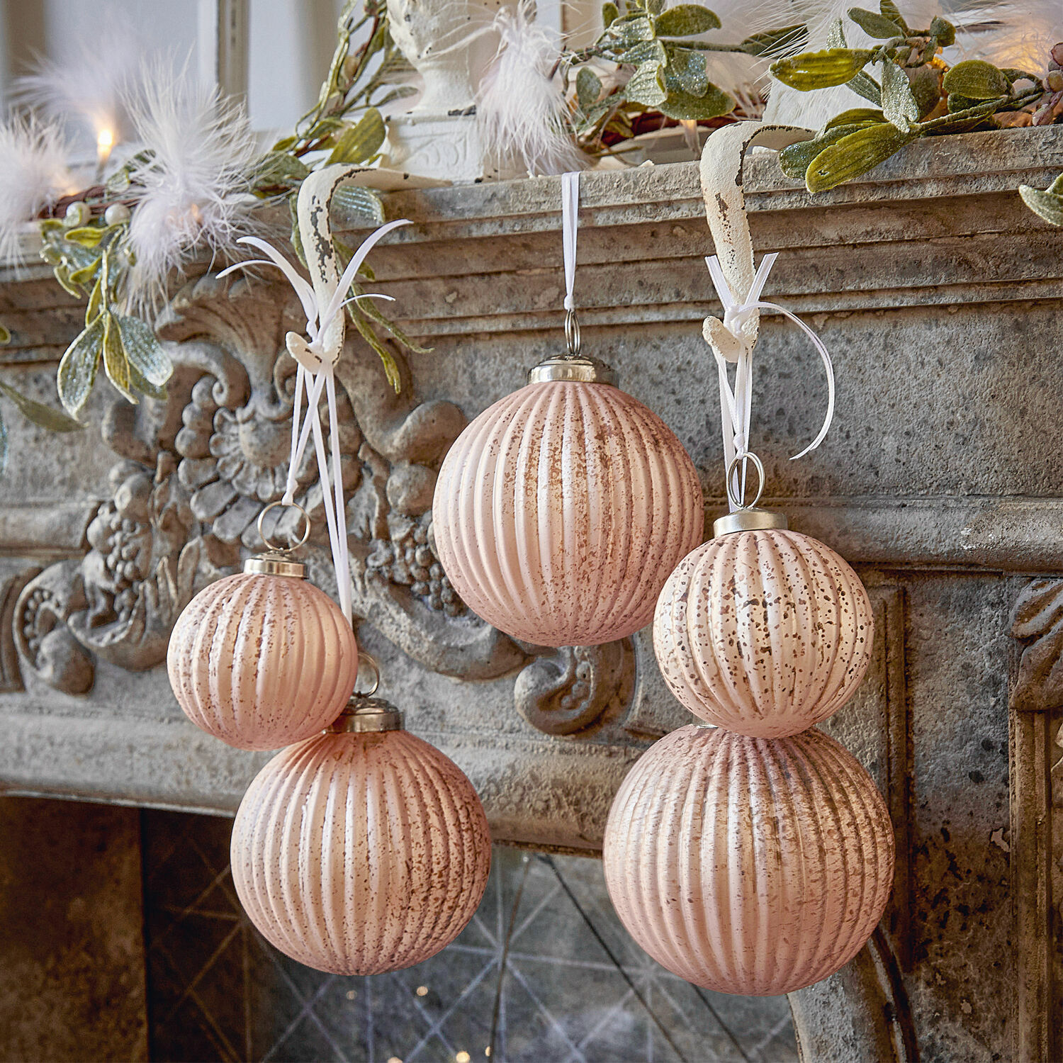 Set de 6 adornos navideños Mane