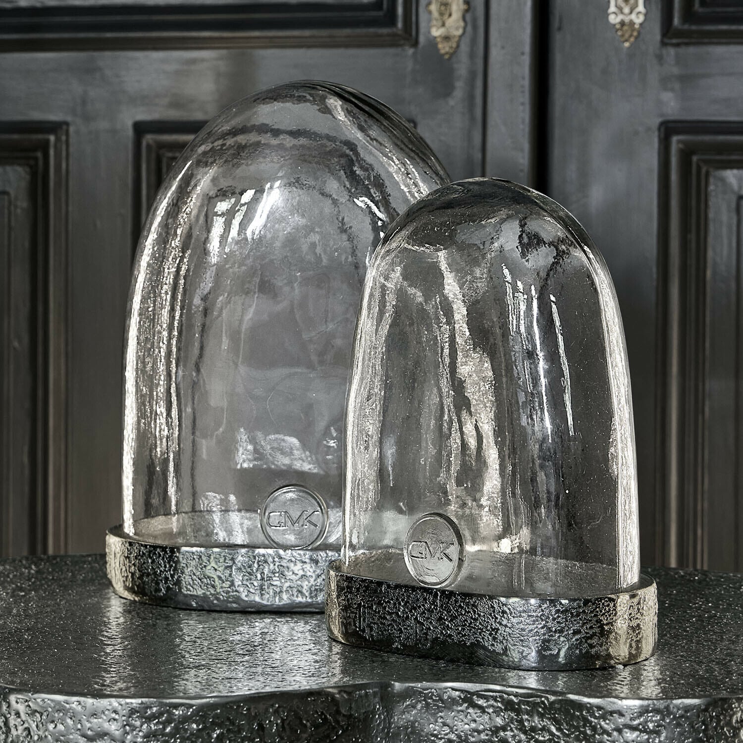 Set de 2 campanas de cristal Brévaline Set de 2 campanas de cristal Brévaline