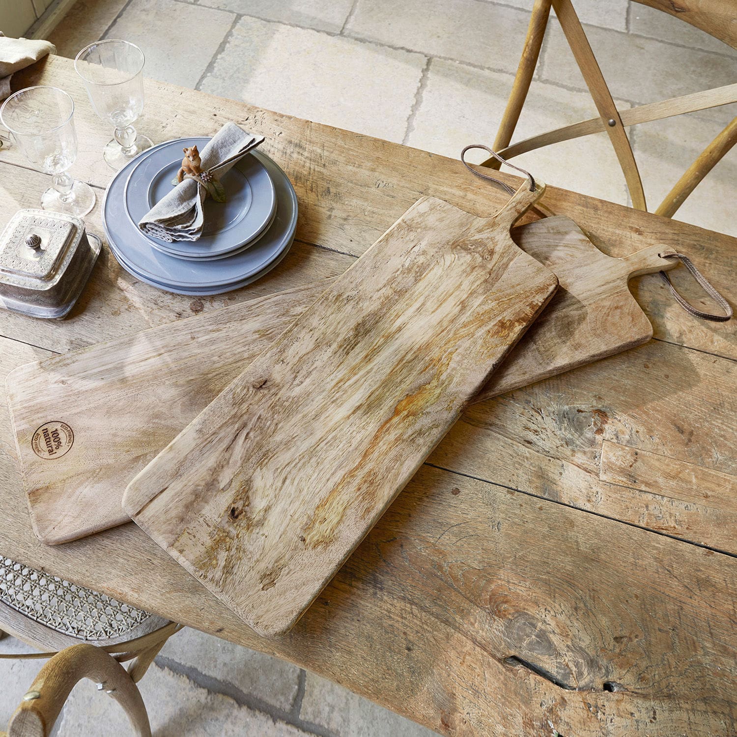 Set de 2 tablas de cortar Ardentes