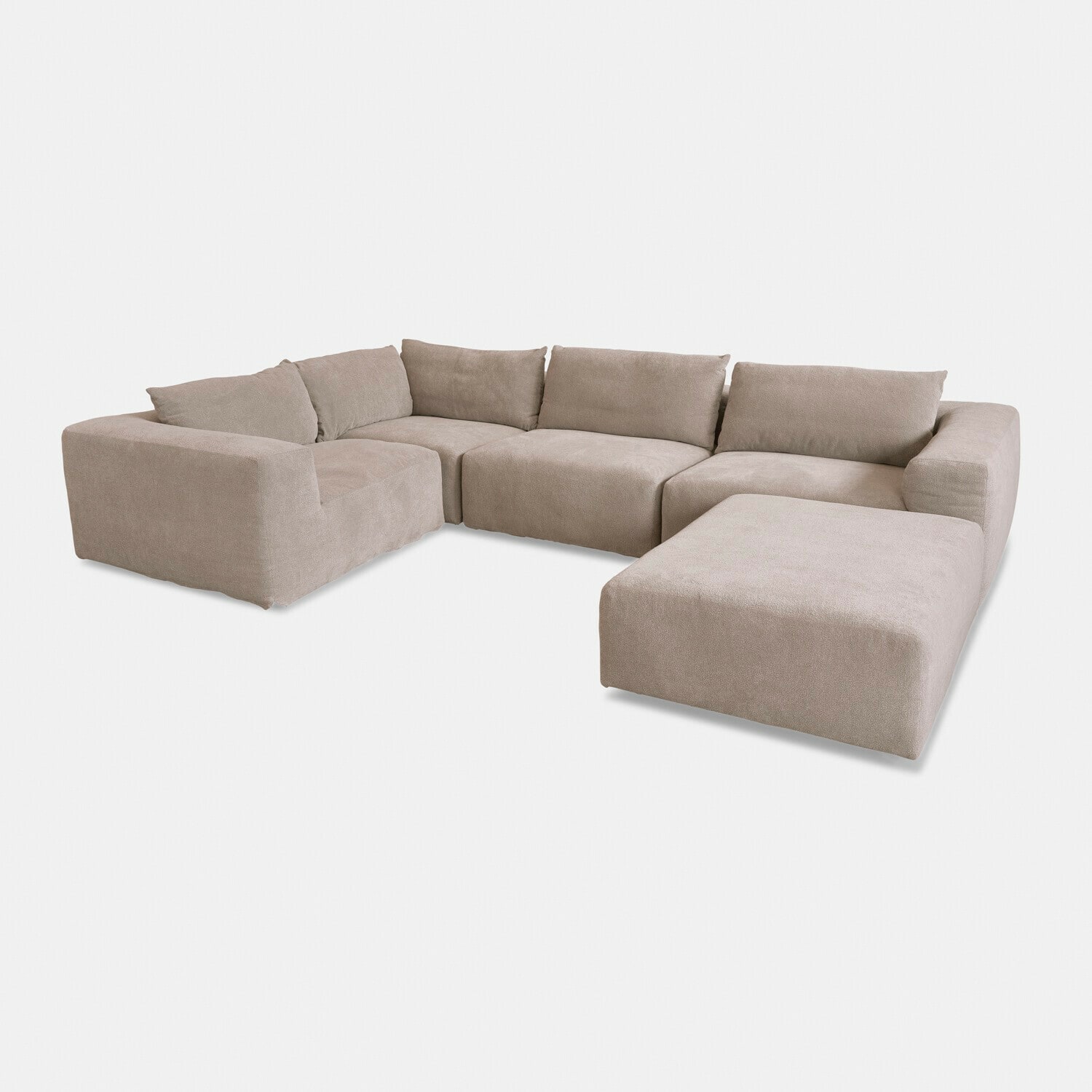 Sofá modular con otomana Northcombe