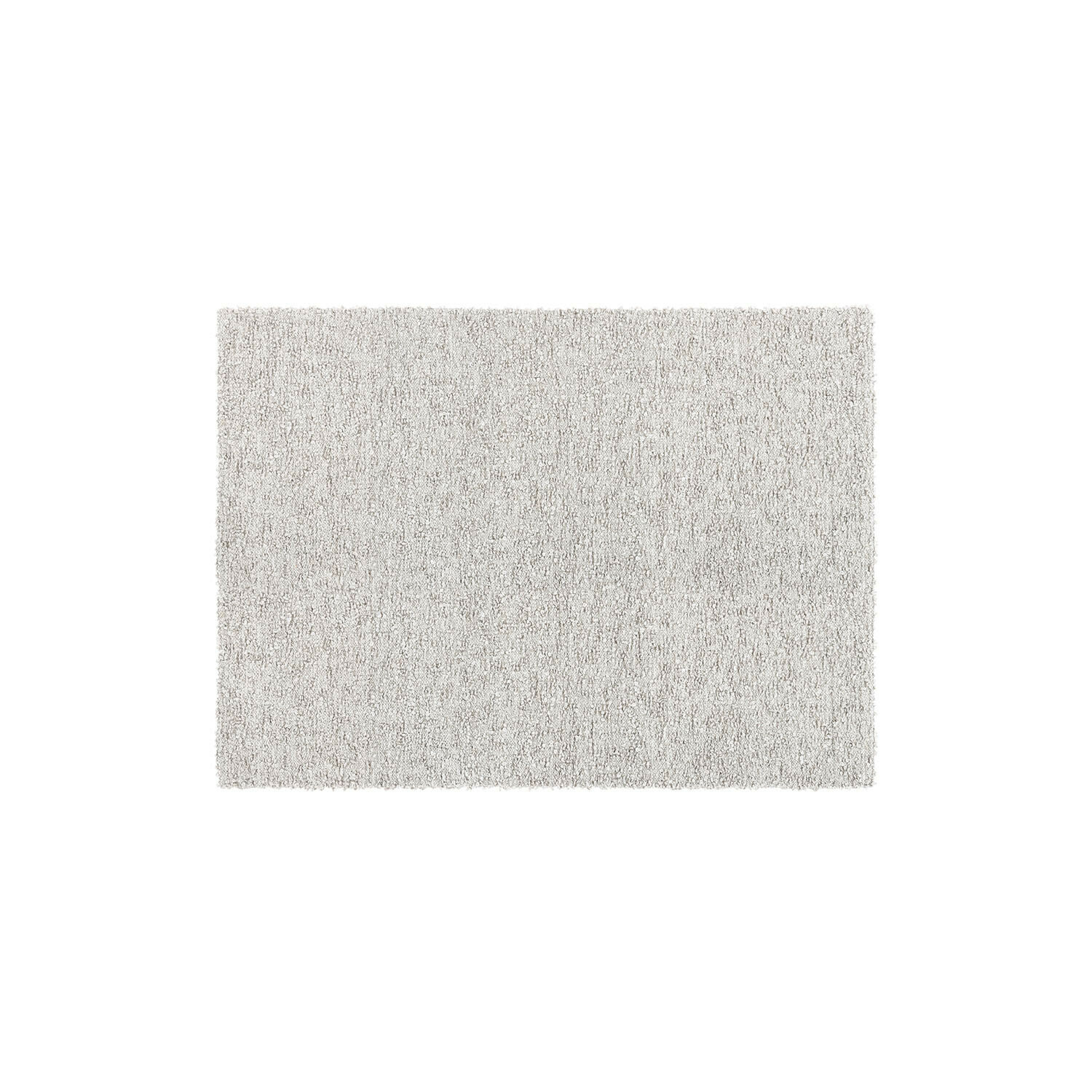 Alfombrilla rectangular de baño en gris claro de material suave, ideal para baño moderno