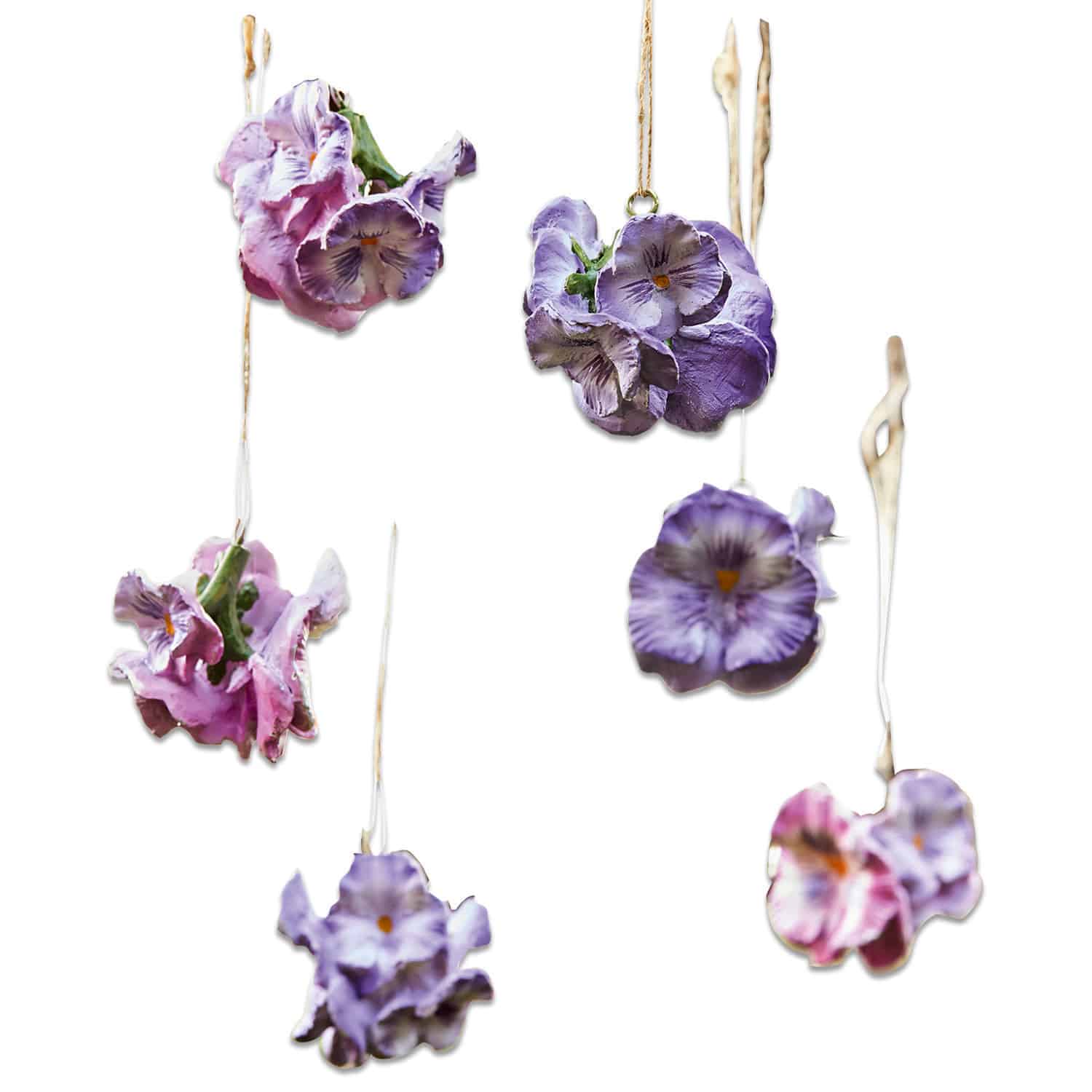 Set de 6 flores decorativas Jacomo