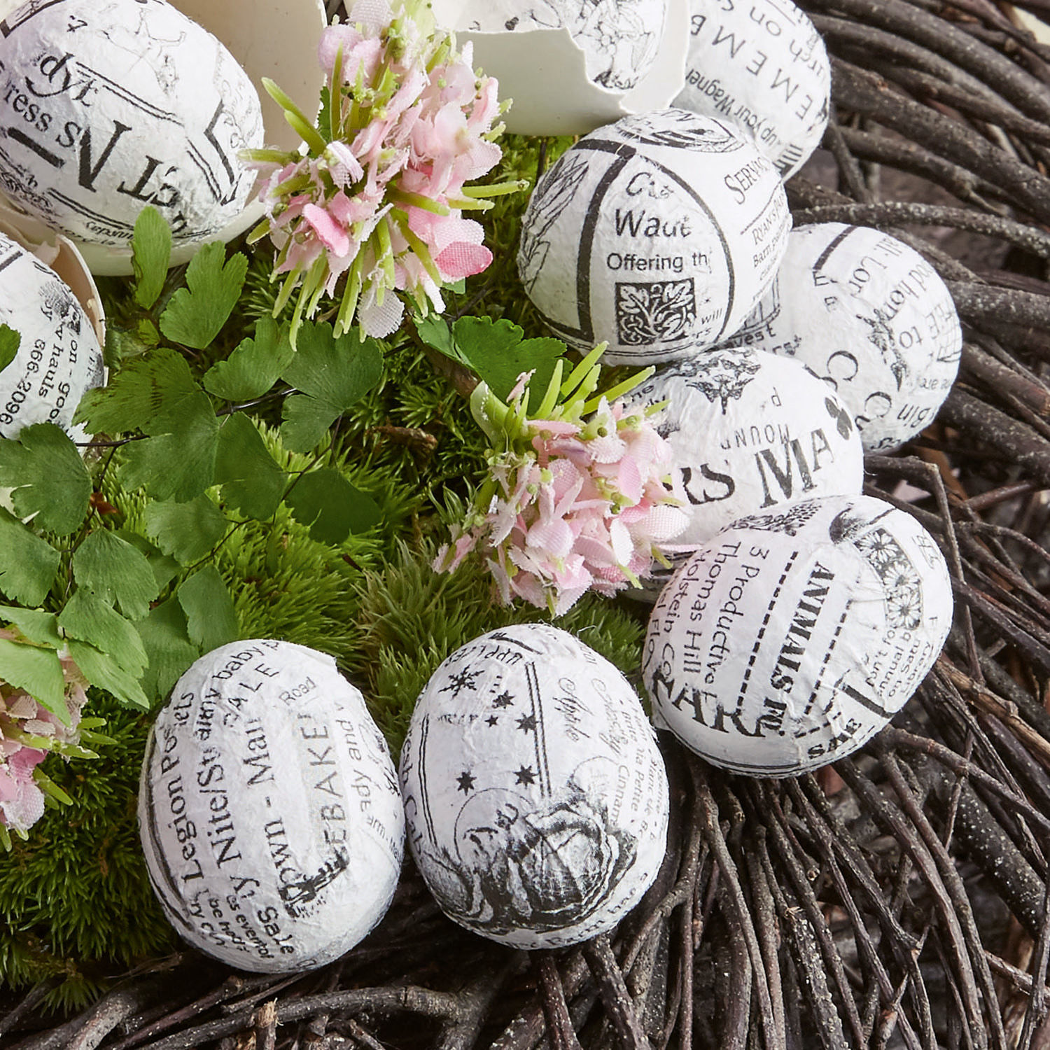 Set de 24 huevos de Pascua Drystan