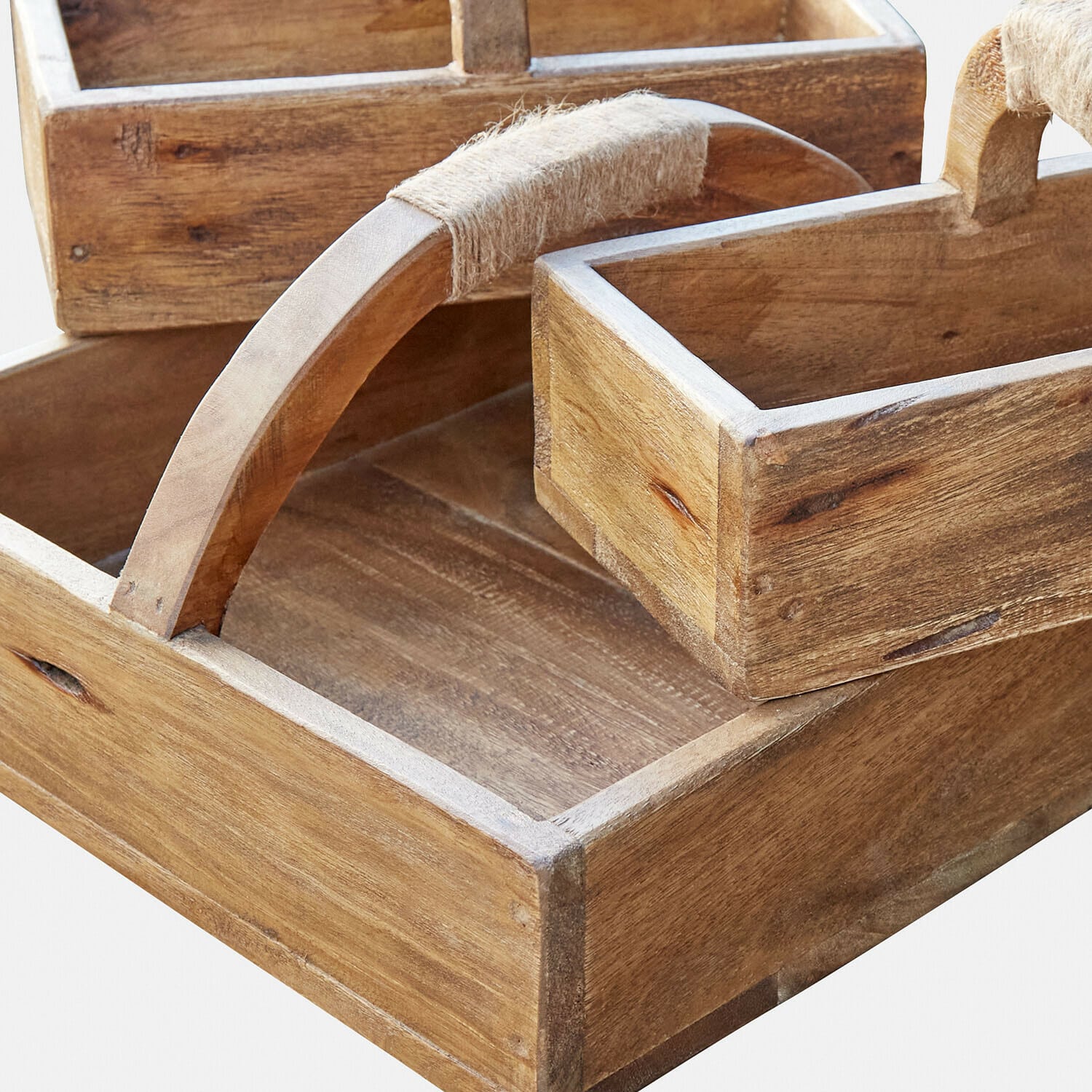 Set de 3 cajas de madera Nettleby