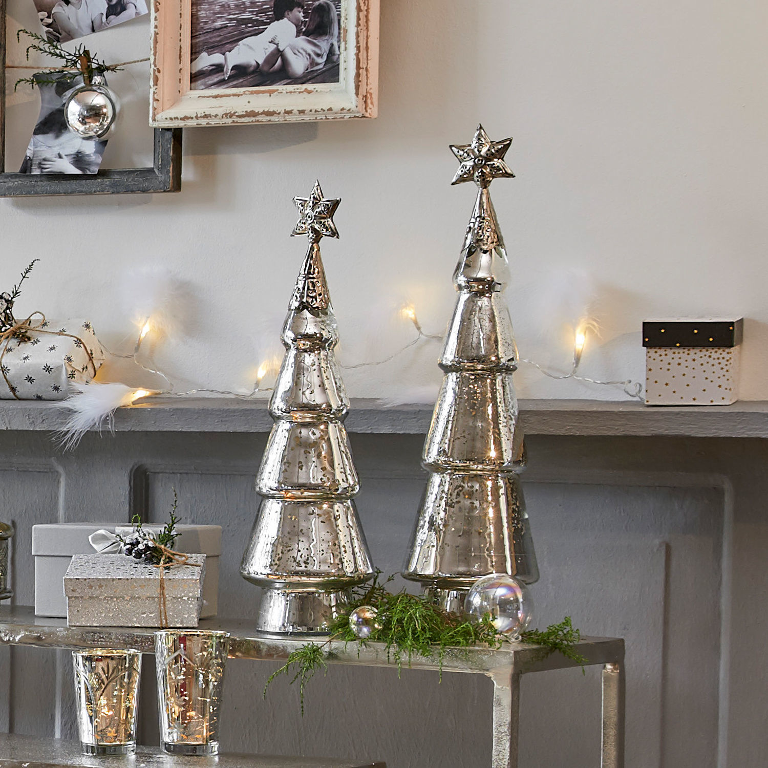Set de 2 árboles decorativos Thibaut