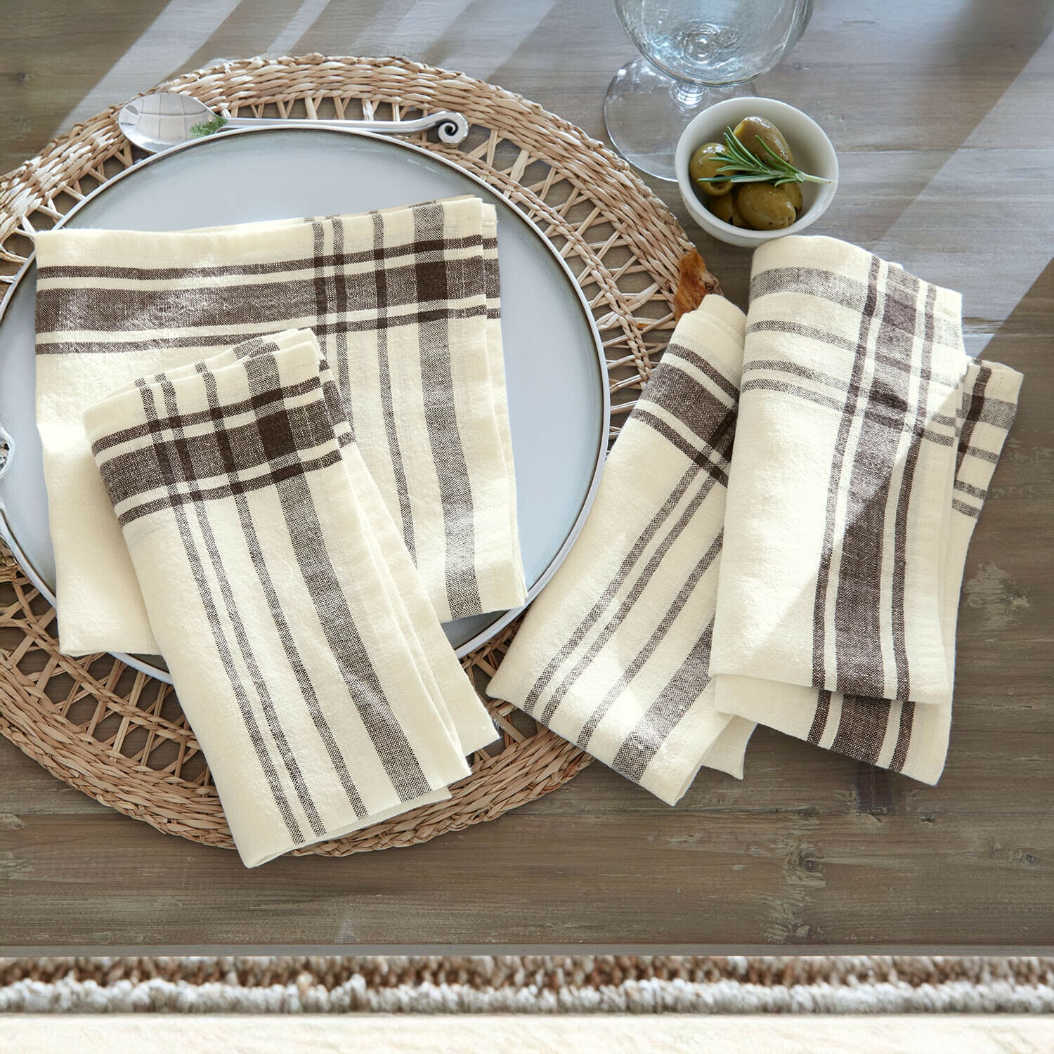 Set de 4 servilletas Ellory